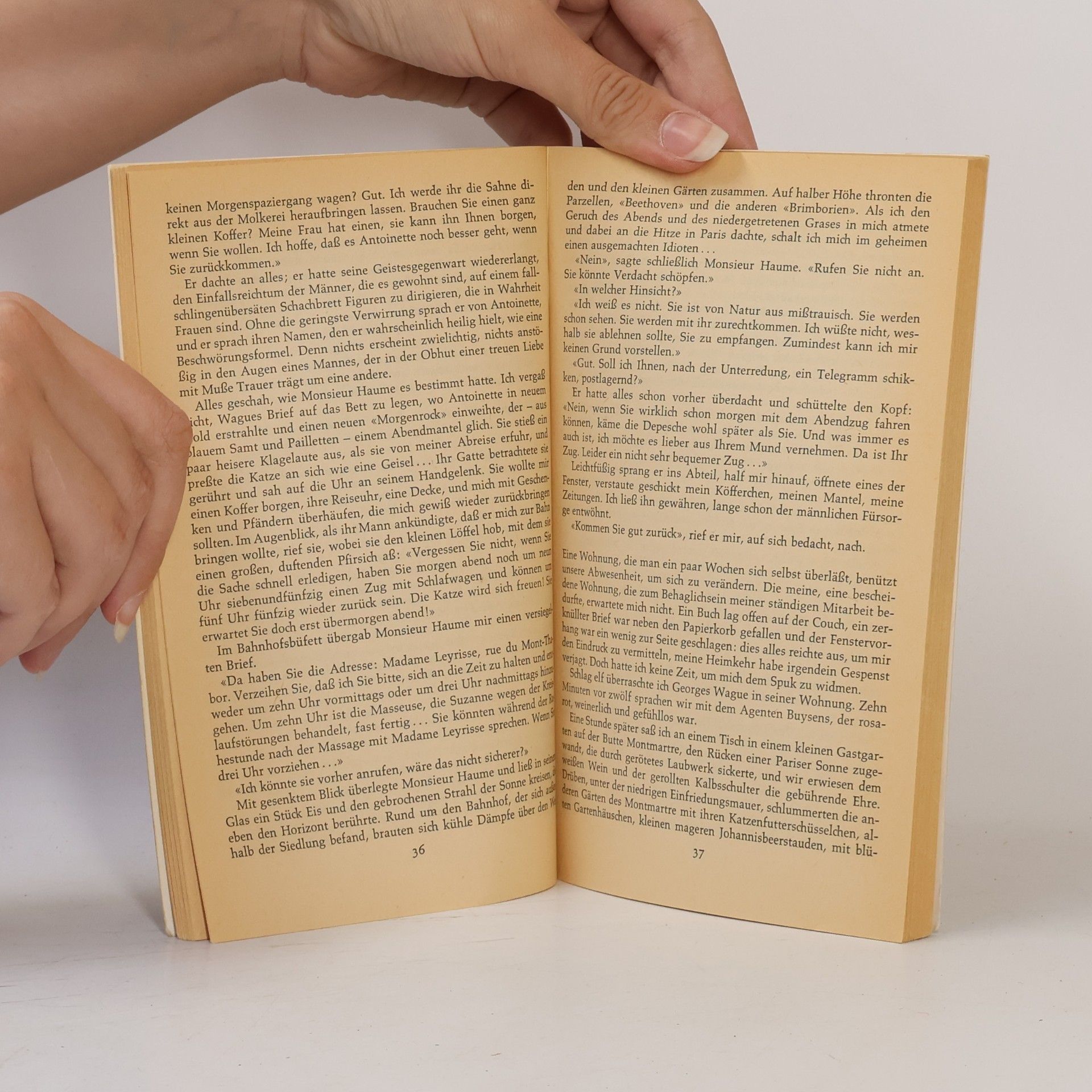 Colette Das Hotelzimmer.