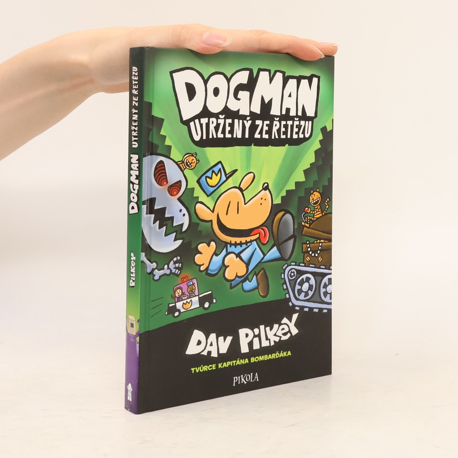 Dav Pilkey Dogman utržený ze řetězu