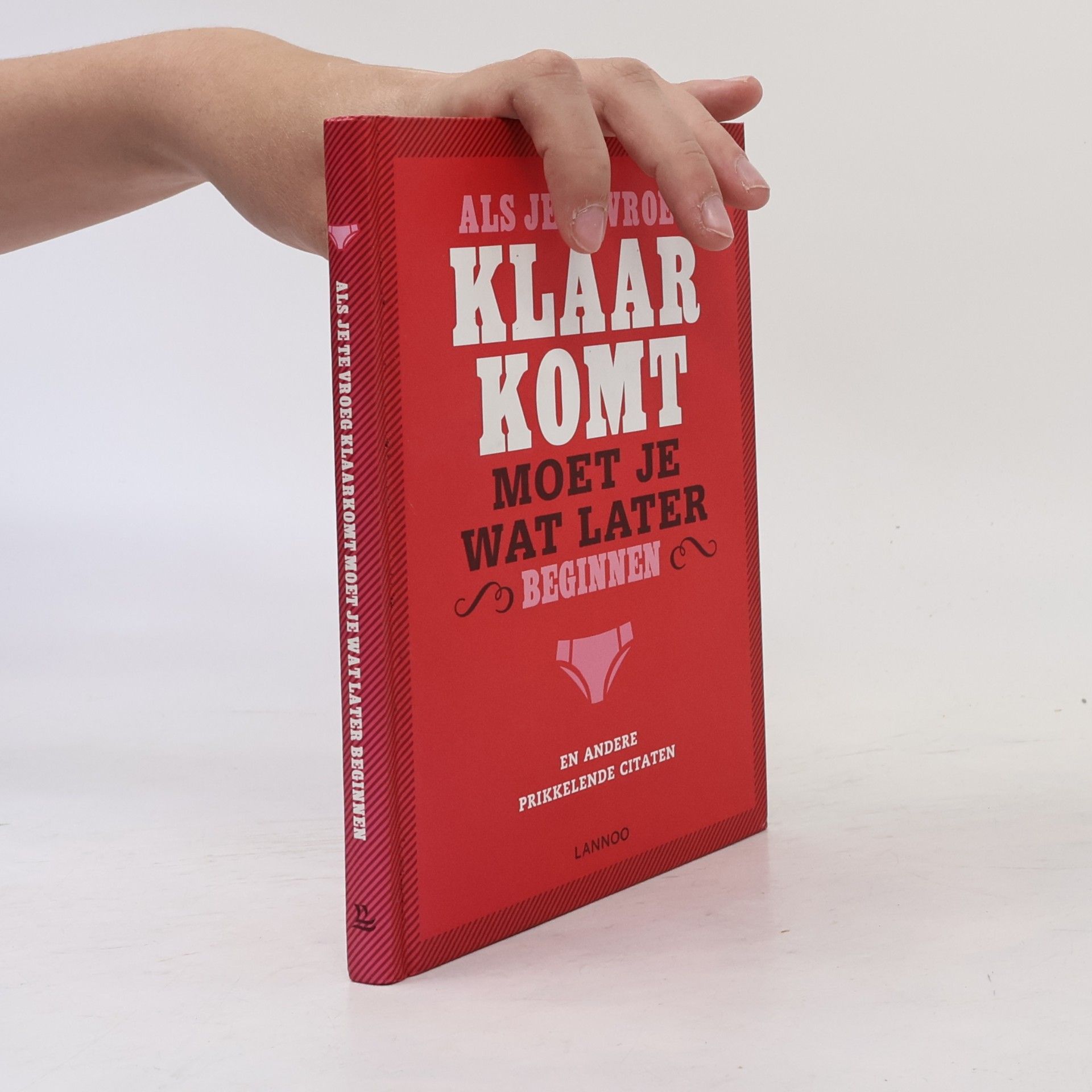Als je vroeg klaar komt moet je wat later beginnen