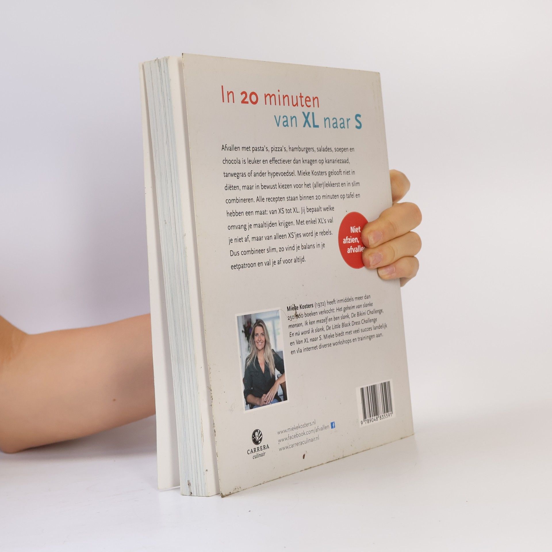 Mieke Kosters In 20 minuten van XL naar S