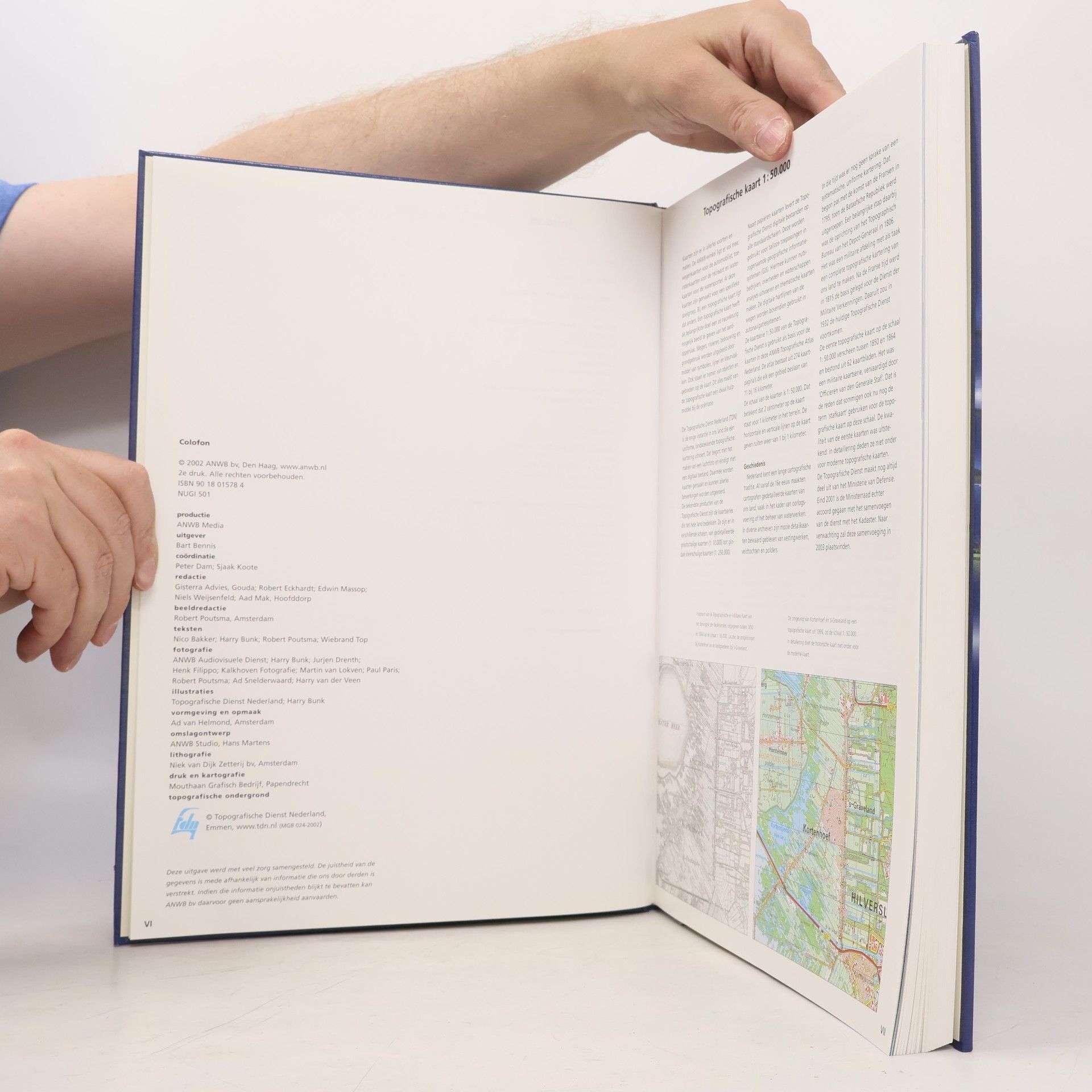 Topografische Atlas Nederland 1:50 000