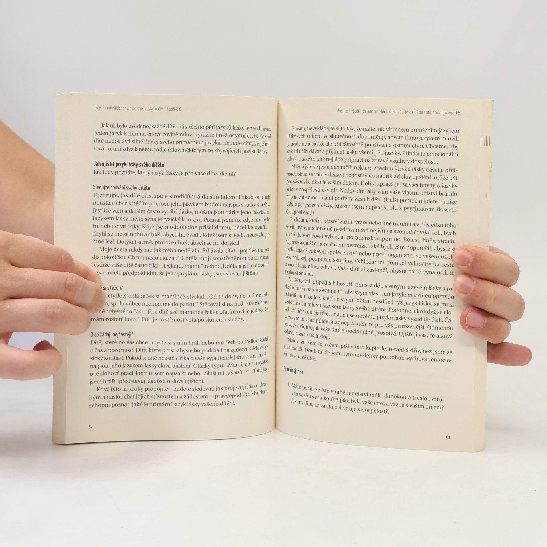 Gary Chapman Co jsem měl vědět dřív, než jsme se stali rodiči