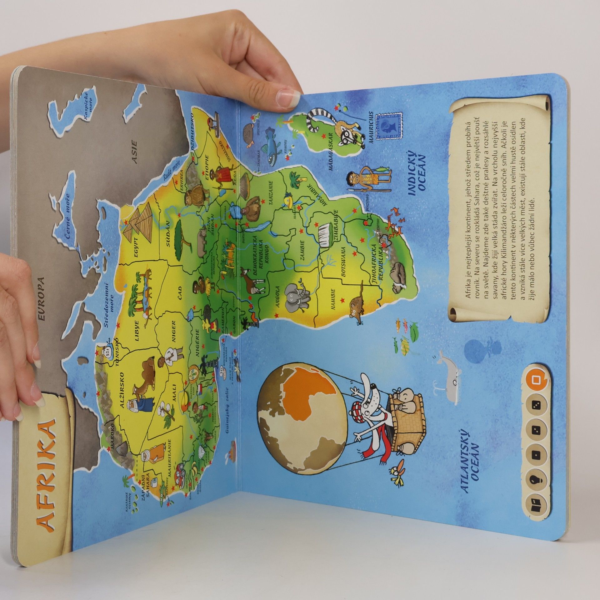 Autorenkollektiv Kouzelné čtení. Atlas světa (box, elektronická tužka, průvodce)