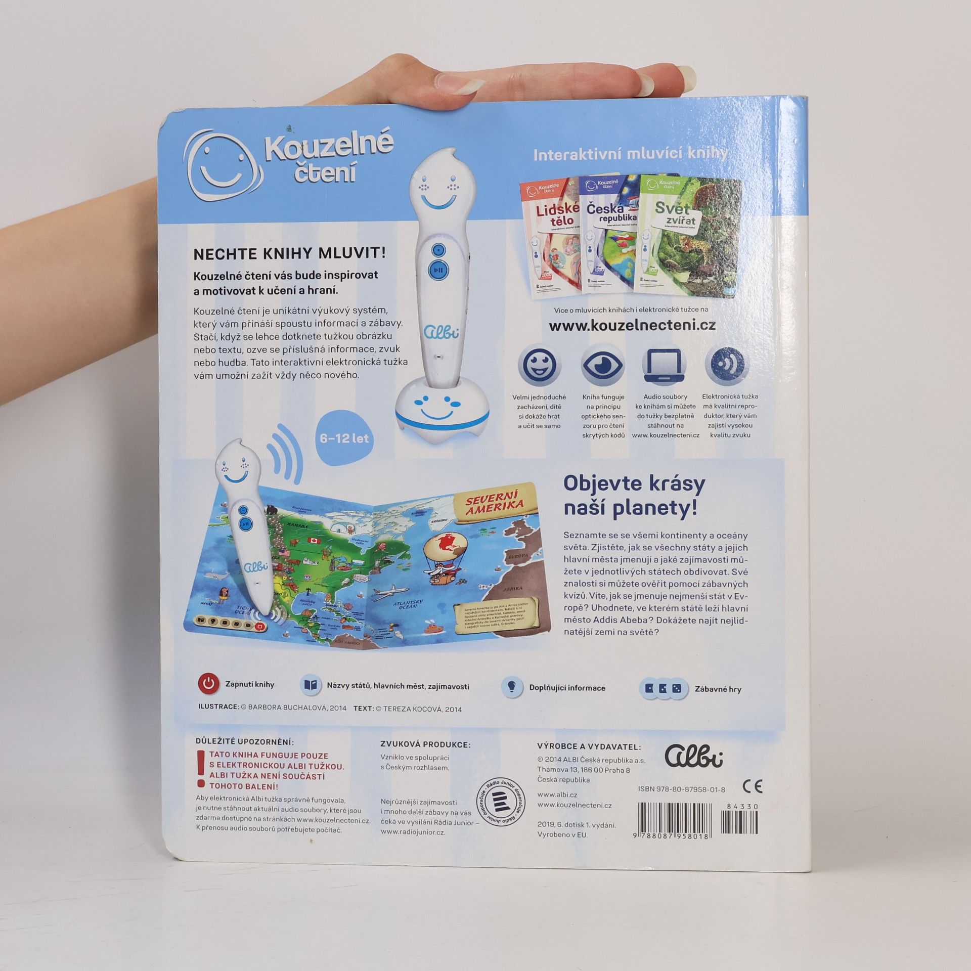 Autorenkollektiv Kouzelné čtení. Atlas světa (box, elektronická tužka, průvodce)