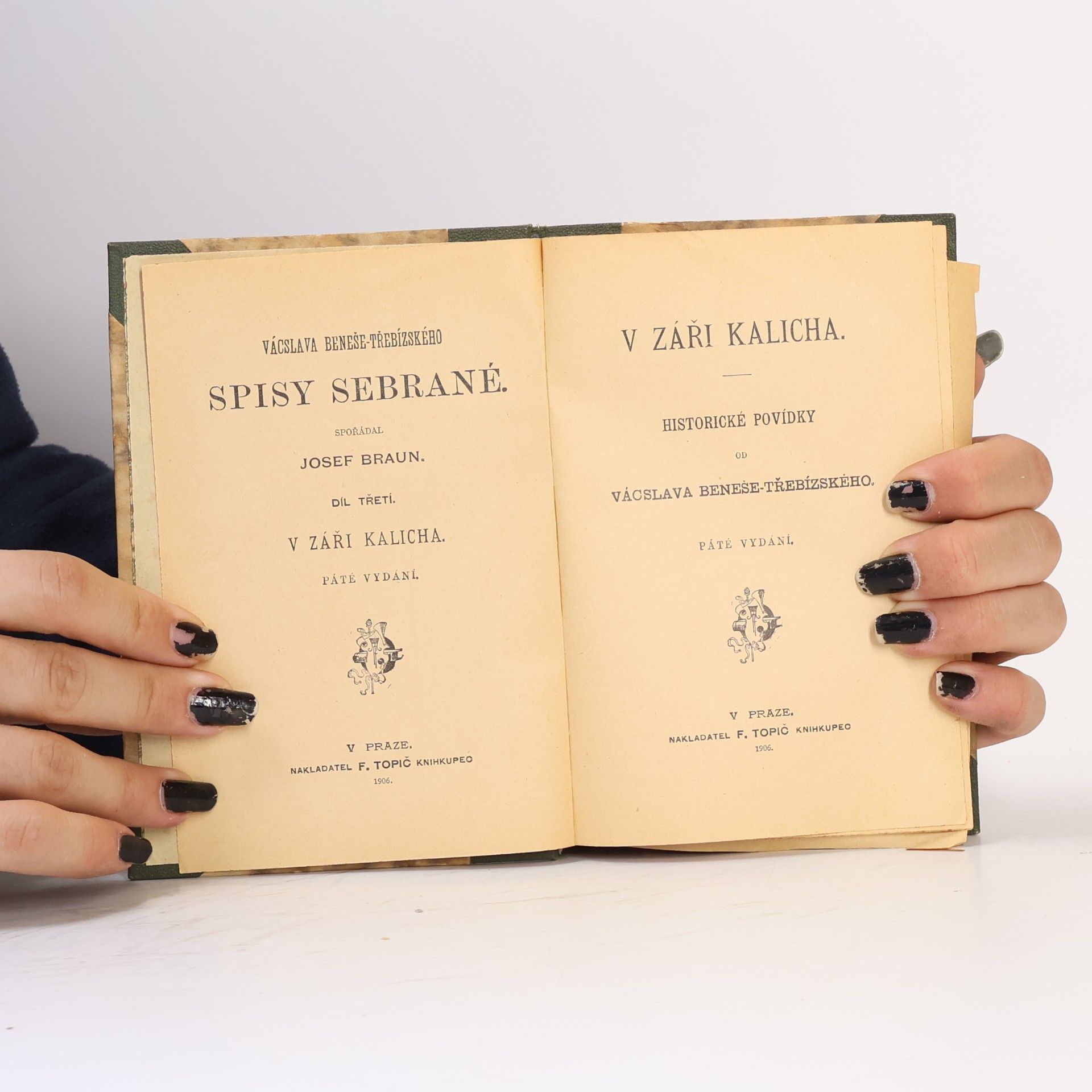 Václav Beneš Třebízský Sebrané spisy Václava Beneše Třebízského: 4. díl V záři kalicha