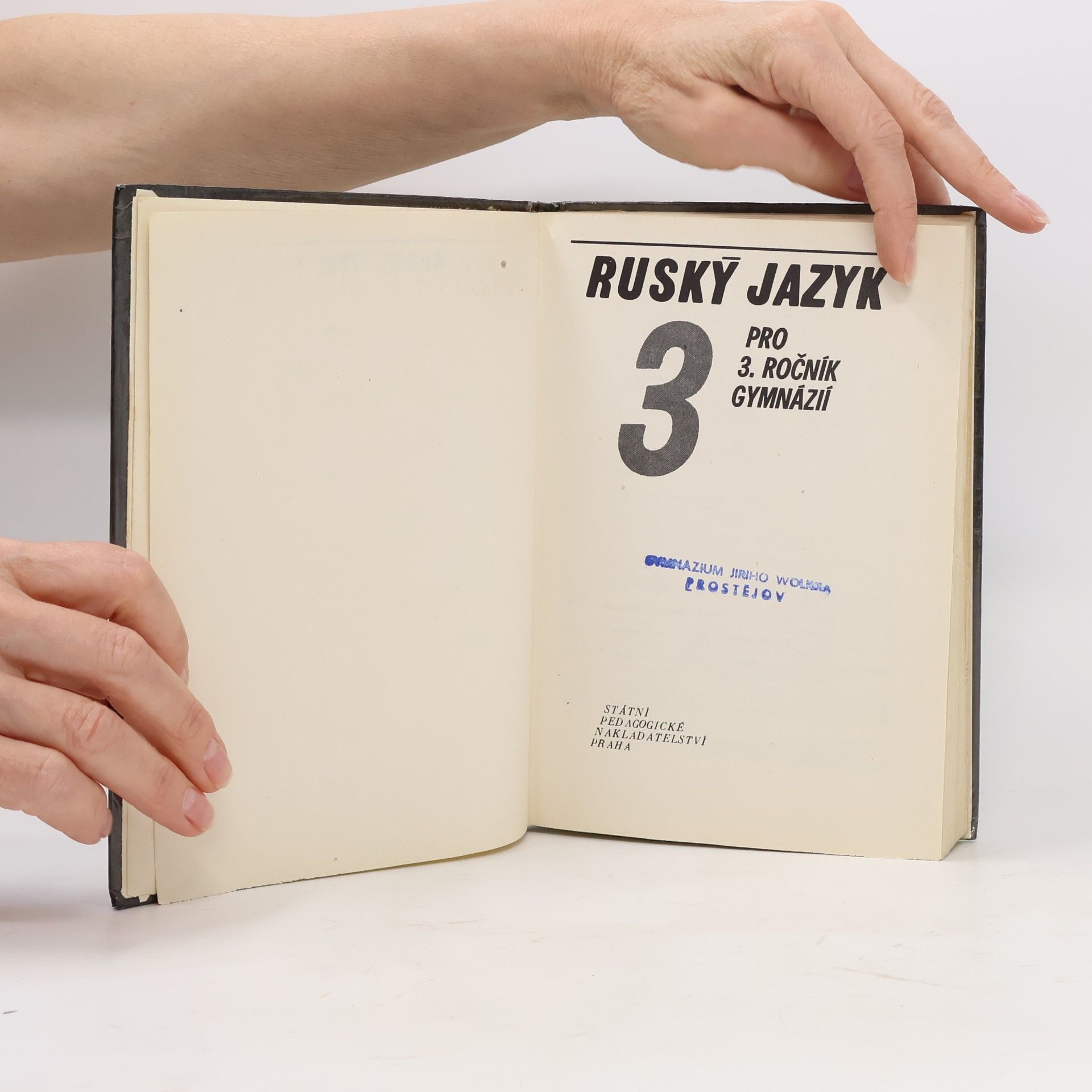 Jaroslav Vlček Ruský jazyk pro 3. ročník gymnázií
