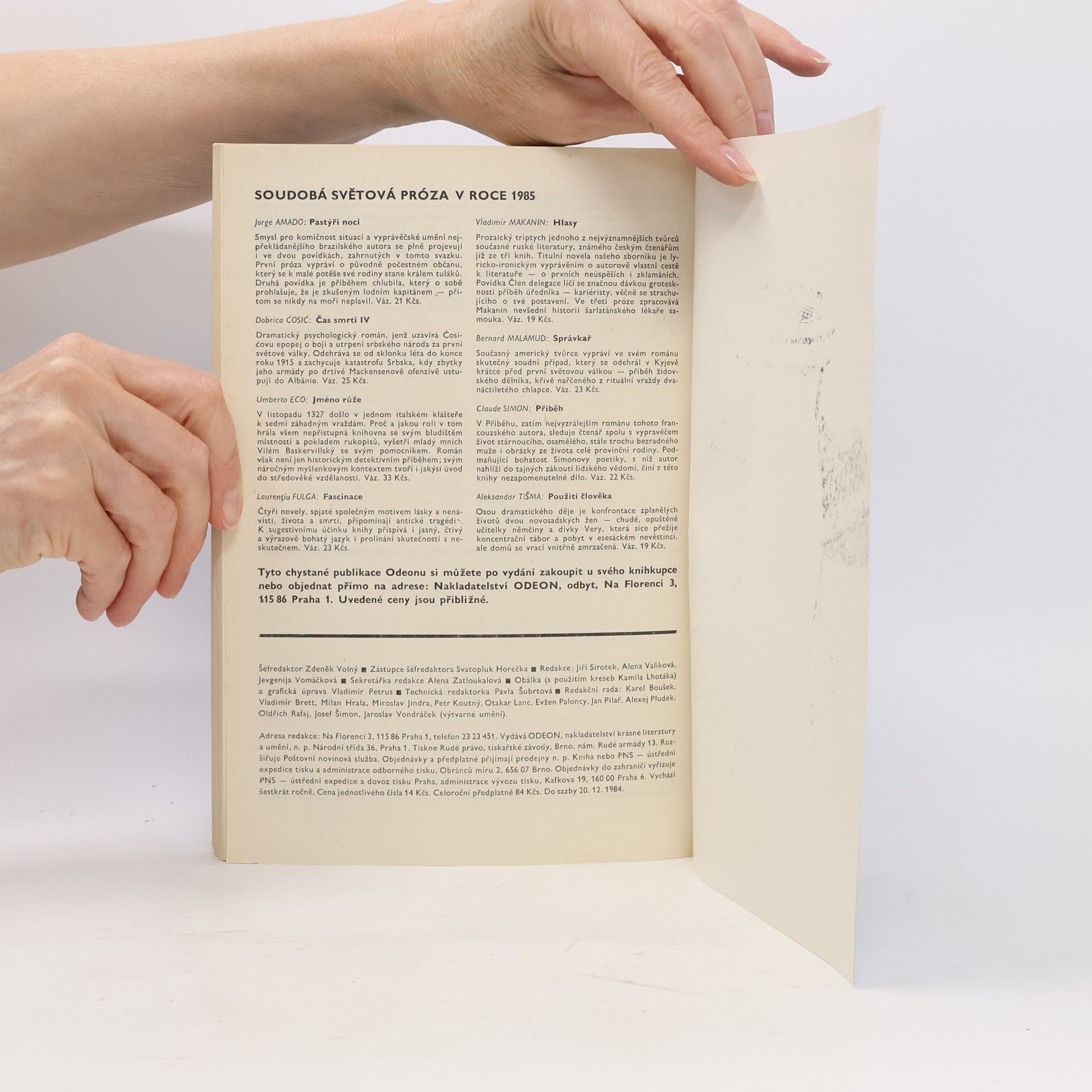 Kolektiv autorů Světová literatura 3/85