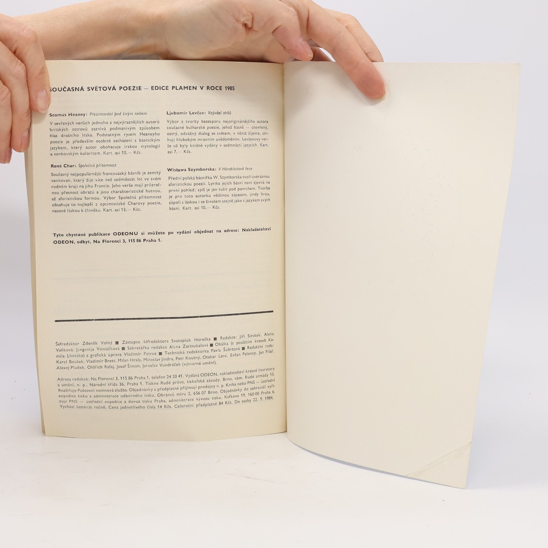 Auteurscollectief Světová literatura 1/85