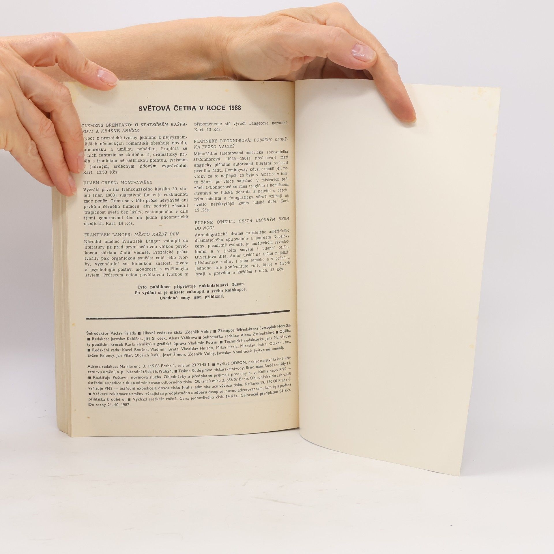 Kolektív autorov Světová literatura 2/88