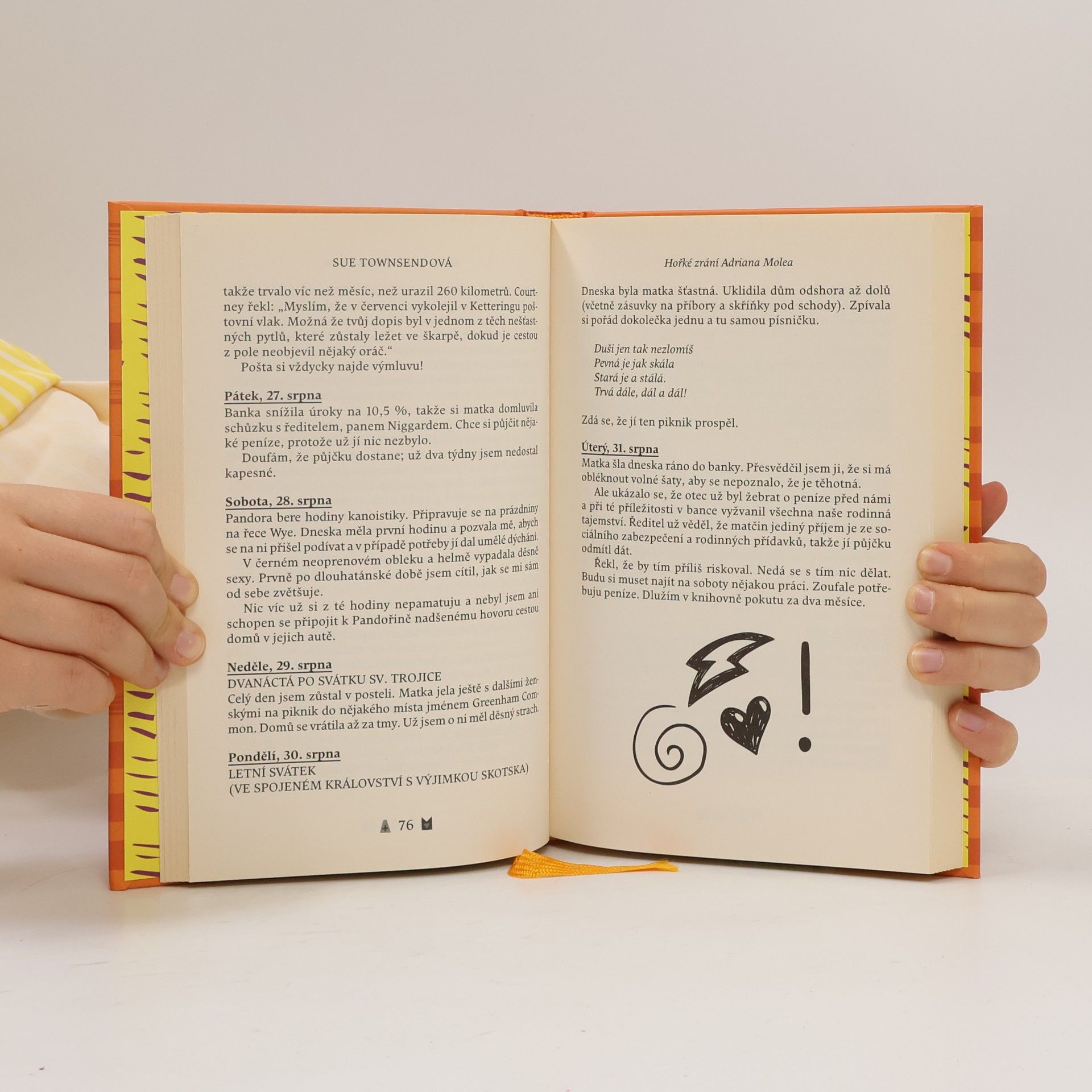 Sue Townsend Hořké zrání Adriana Molea