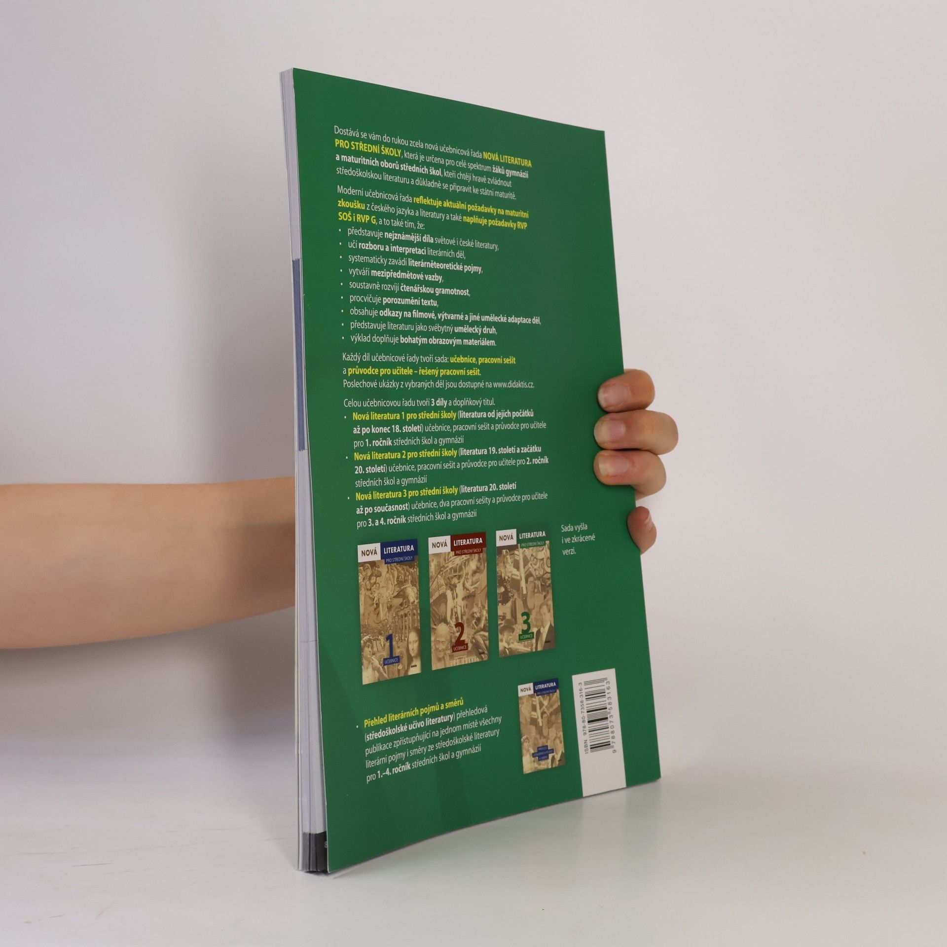 Jolana Fišarová Nová literatura 3 pro střední školy. Pracovní sešit 1