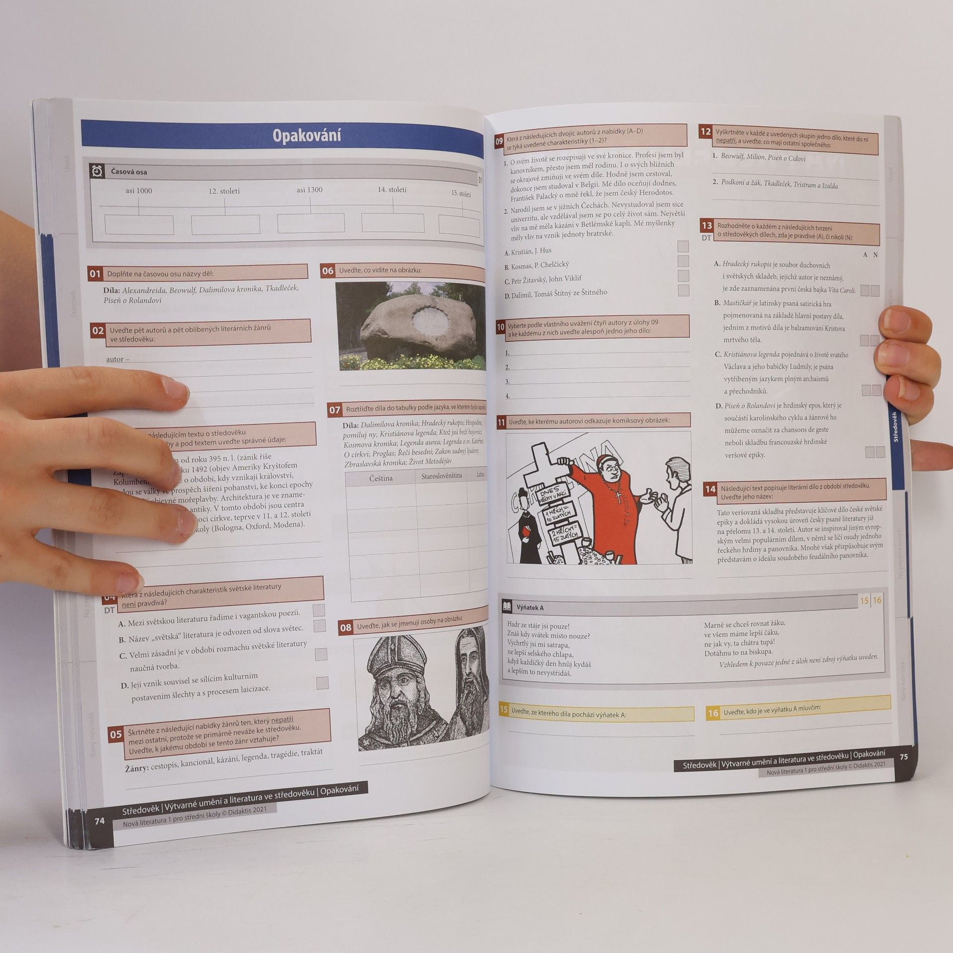 Kateřina Krásová Nová literatura pro střední školy. Pracovní sešit 1