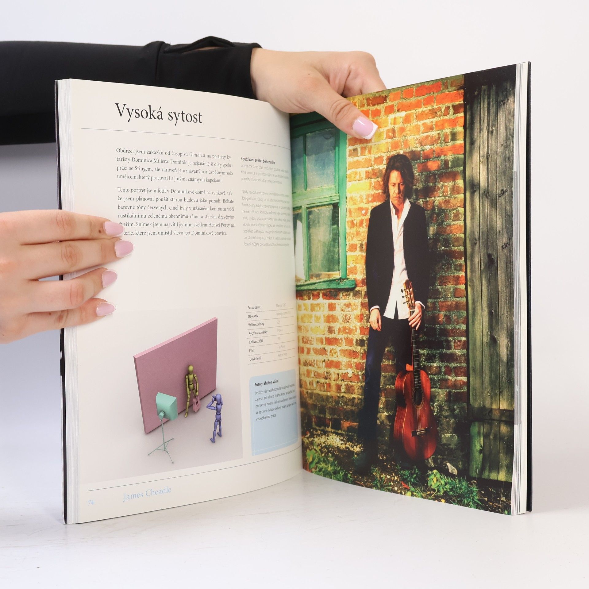 James Cheadle Velká kniha stylů portrétní fotografie