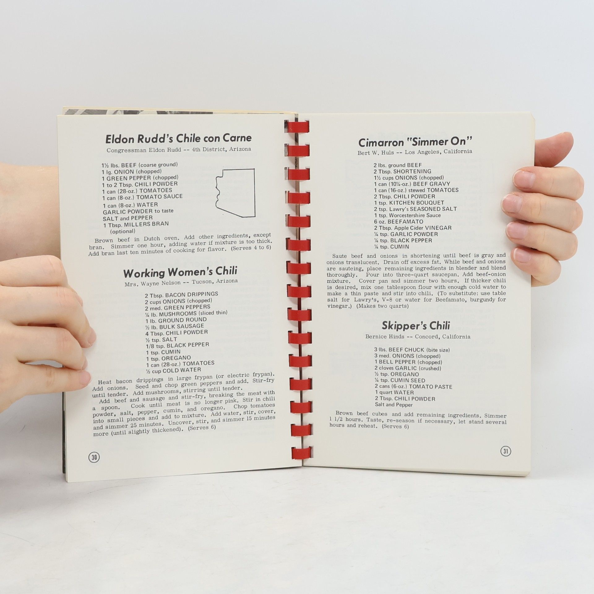 Mildred Fischer Chili Lovers Cookbook