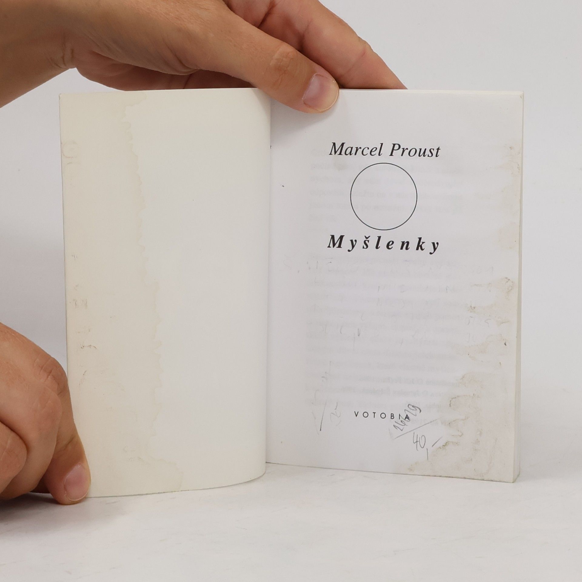 Marcel Proust Myšlenky