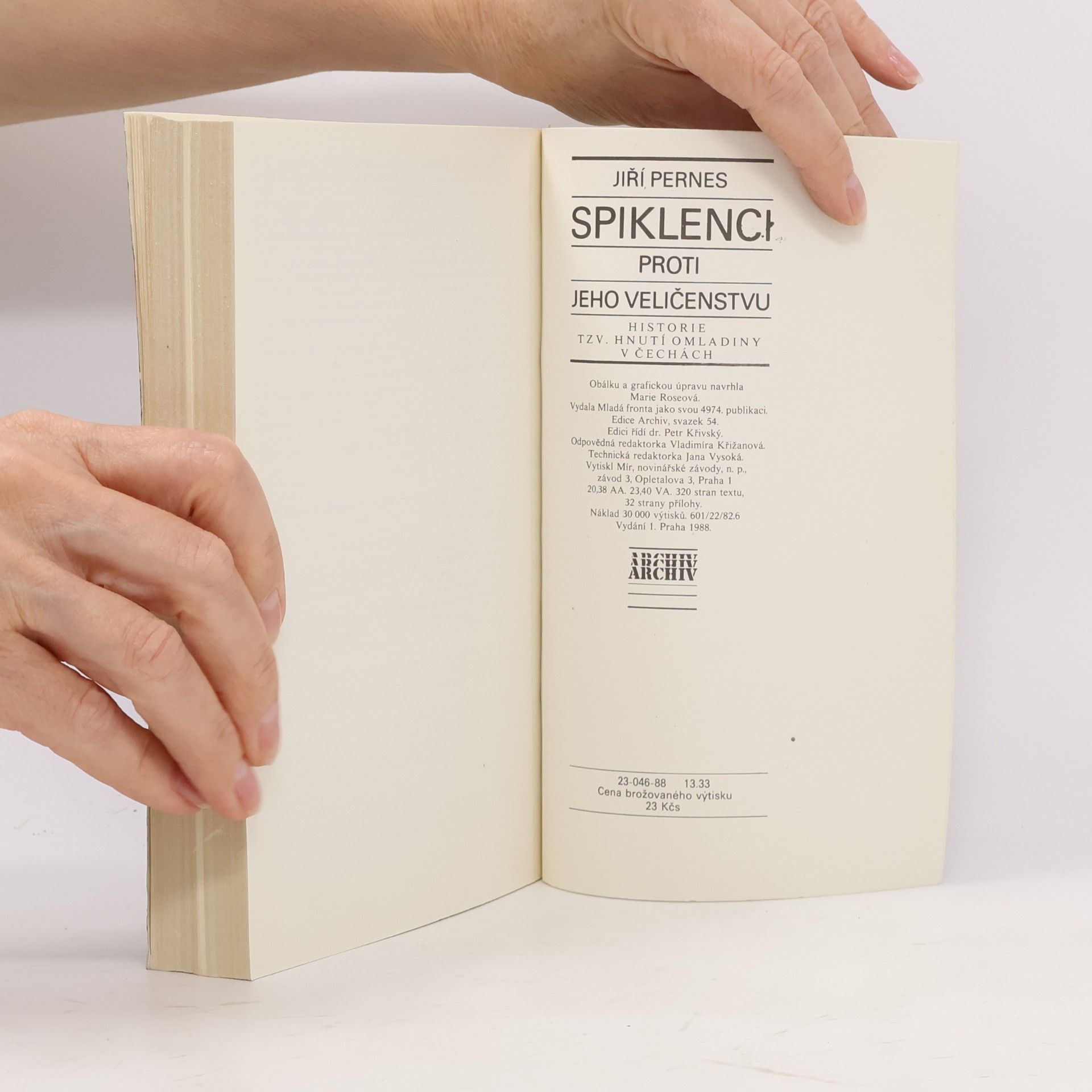 Jiří Pernes Spiklenci proti jeho Veličenstvu
