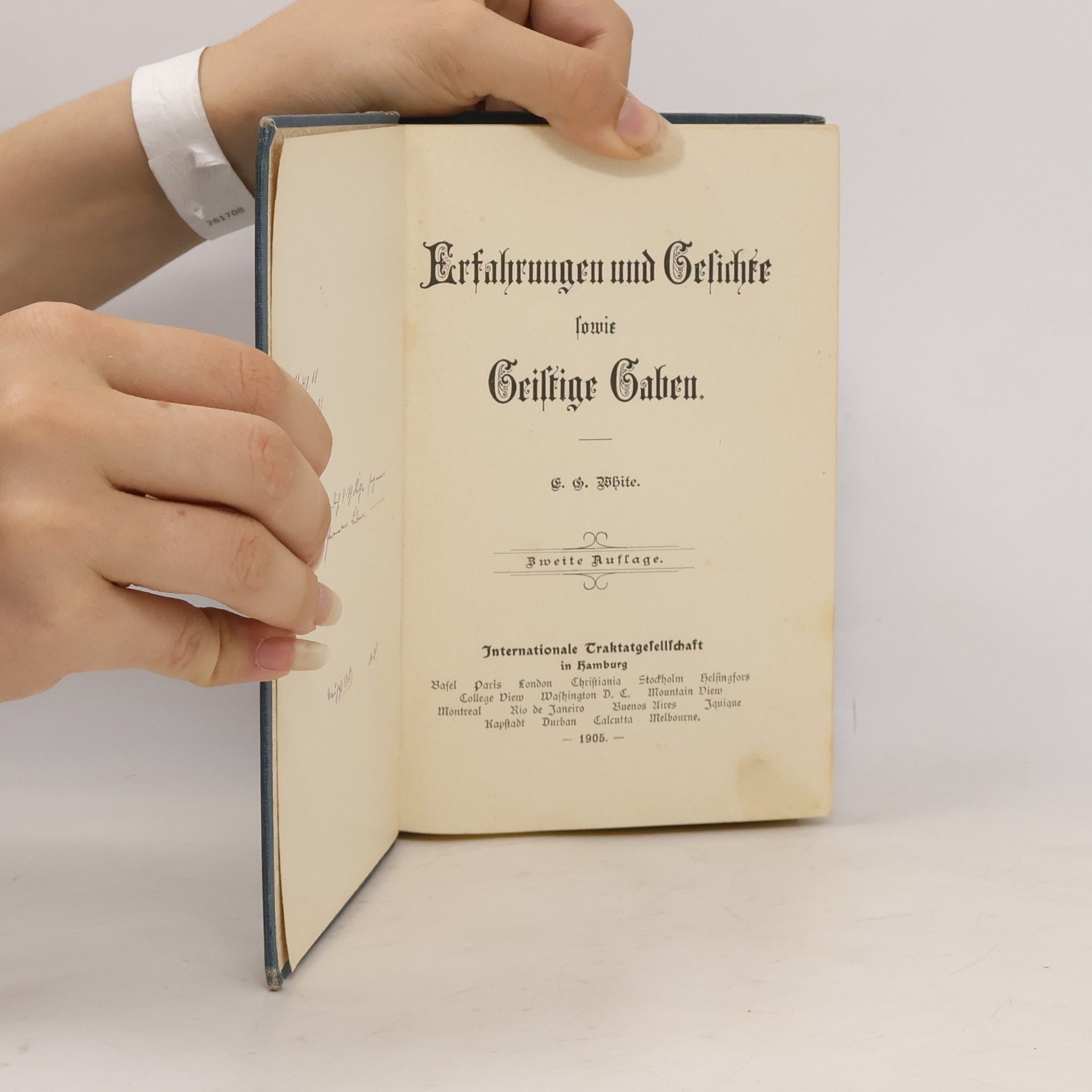 Ellen White Erfahrungen und Gesichte sowie Geistige Gaben