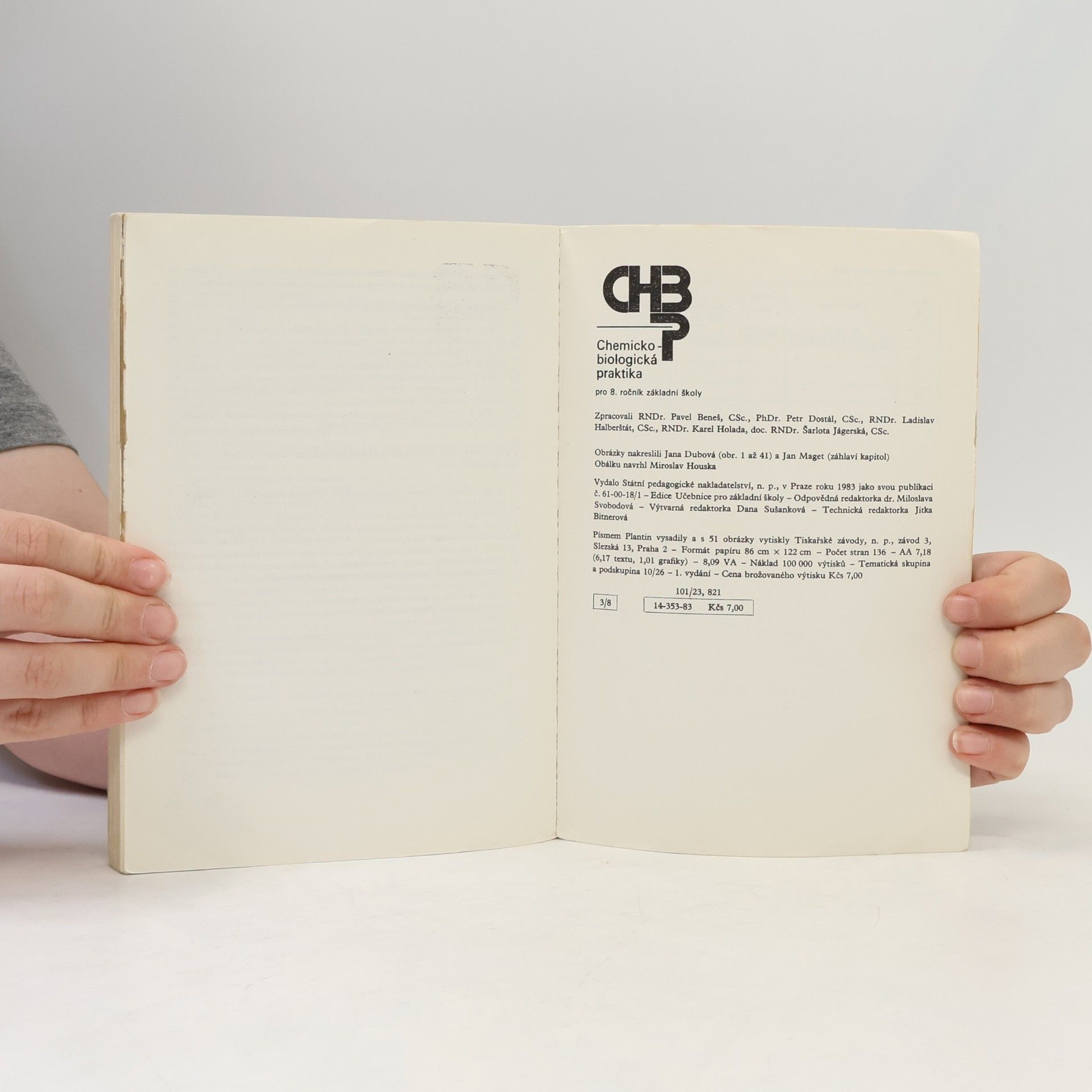Collectif d'auteurs Chemicko-biologická praktika pro 8. ročník ZŠ