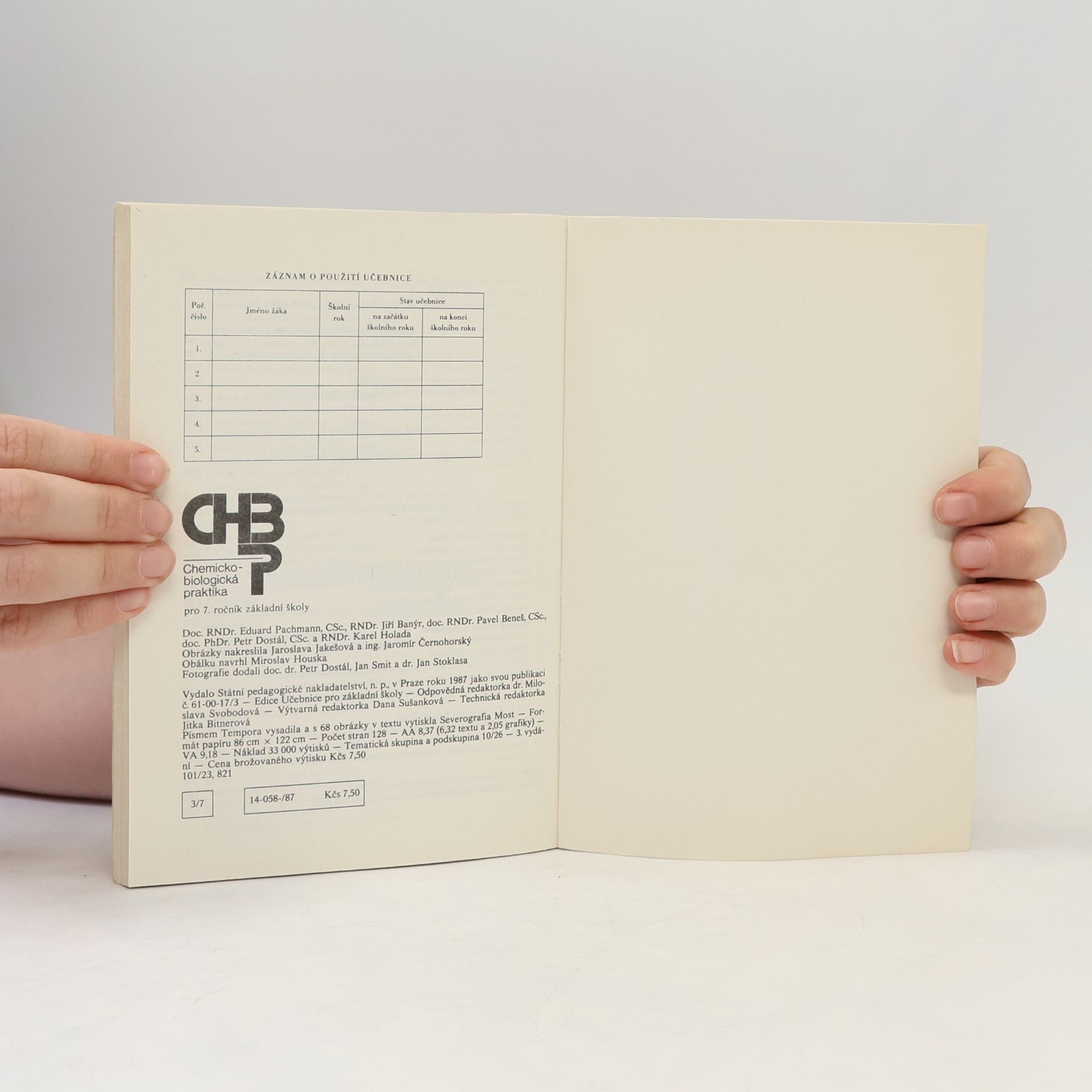 Various authors Chemicko-biologická praktika pro 7. ročník ZŠ
