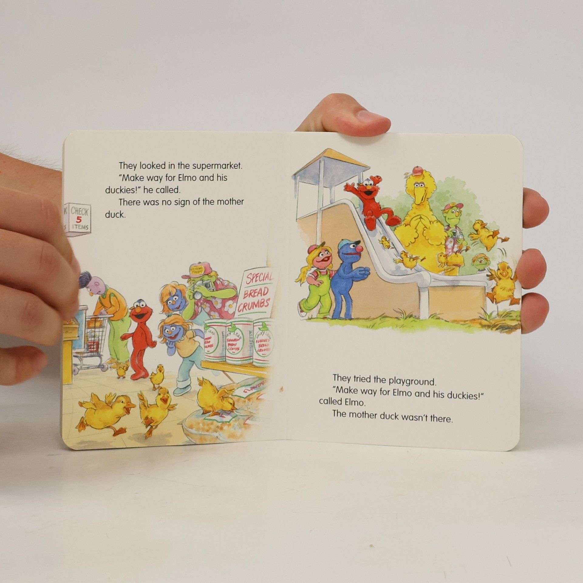 Sarah Albee Sesame Street: Big Bird's Favorites Board Books - 123: Elmo's Ducky Day