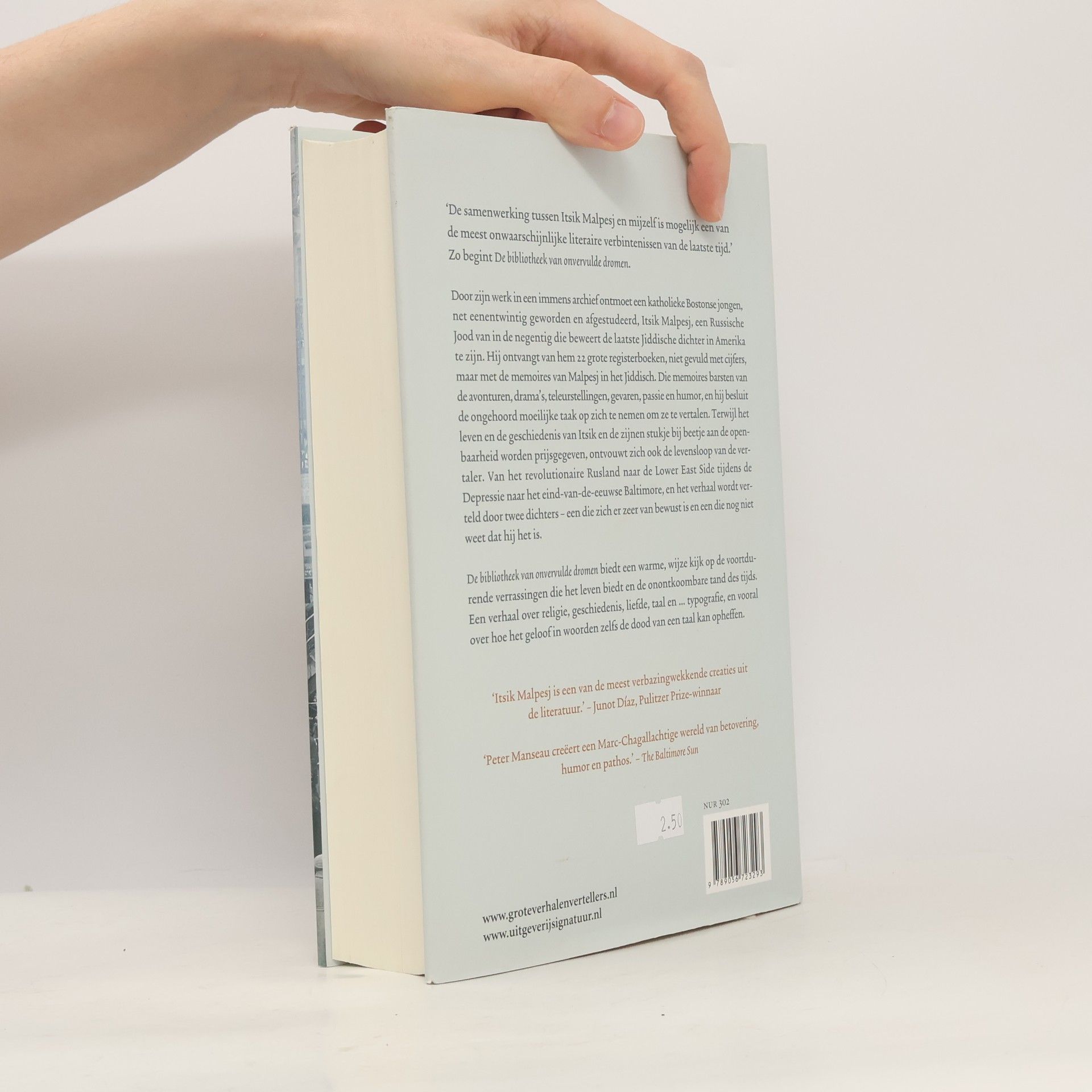 Peter Manseau De bibliotheek van onvervulde dromen