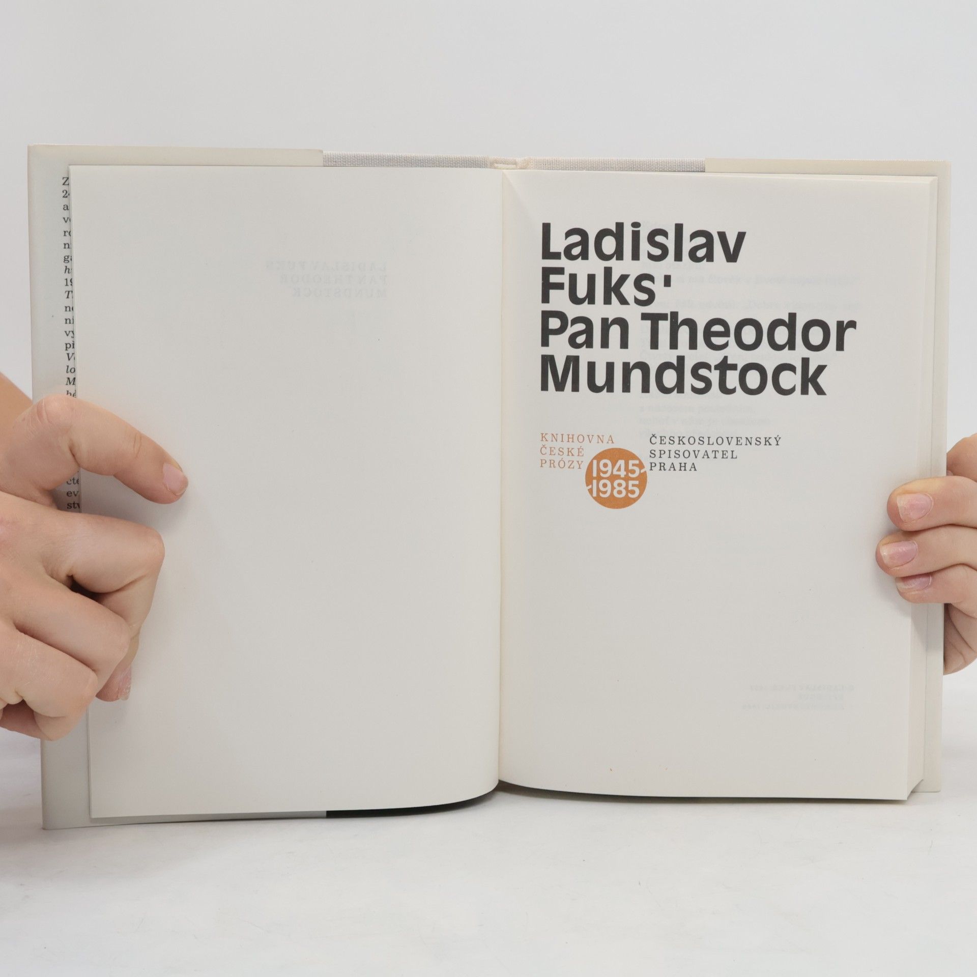 Ladislav Fuks Pan Theodor Mundstock