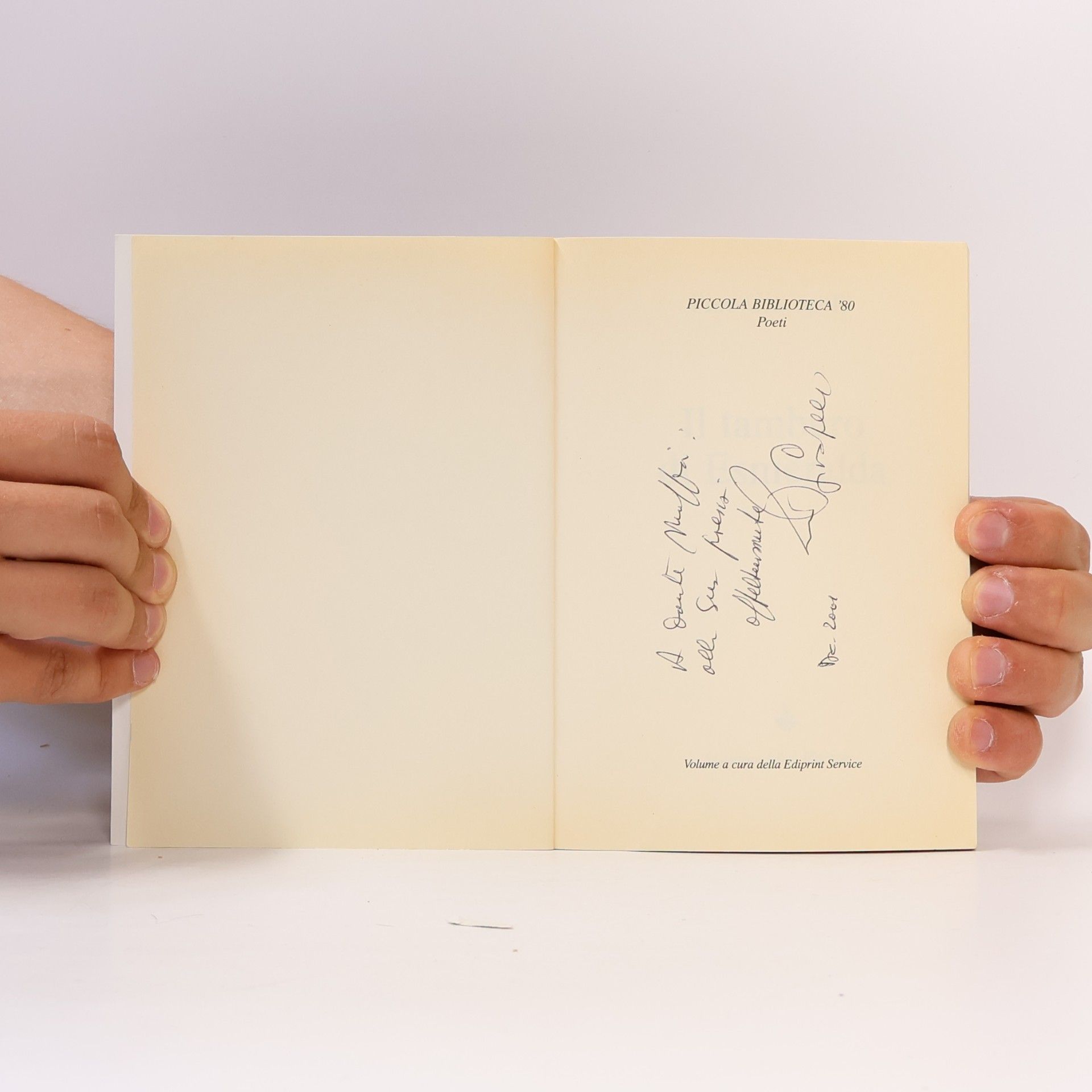 Pino Giacopelli Piccola biblioteca Poeti - 80: Il tamburo di Esmeralda
