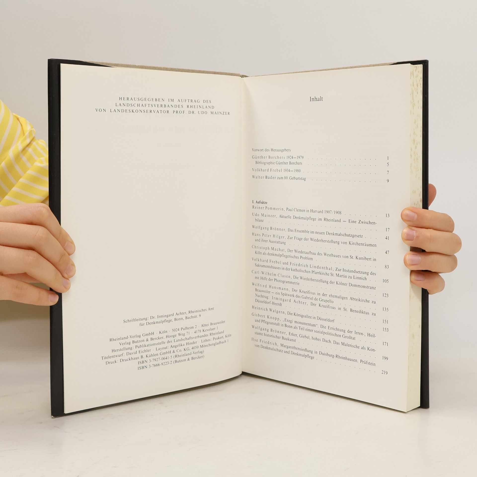 Reiner Pommerin Jahrbuch der Rheinischen Denkmalpflege