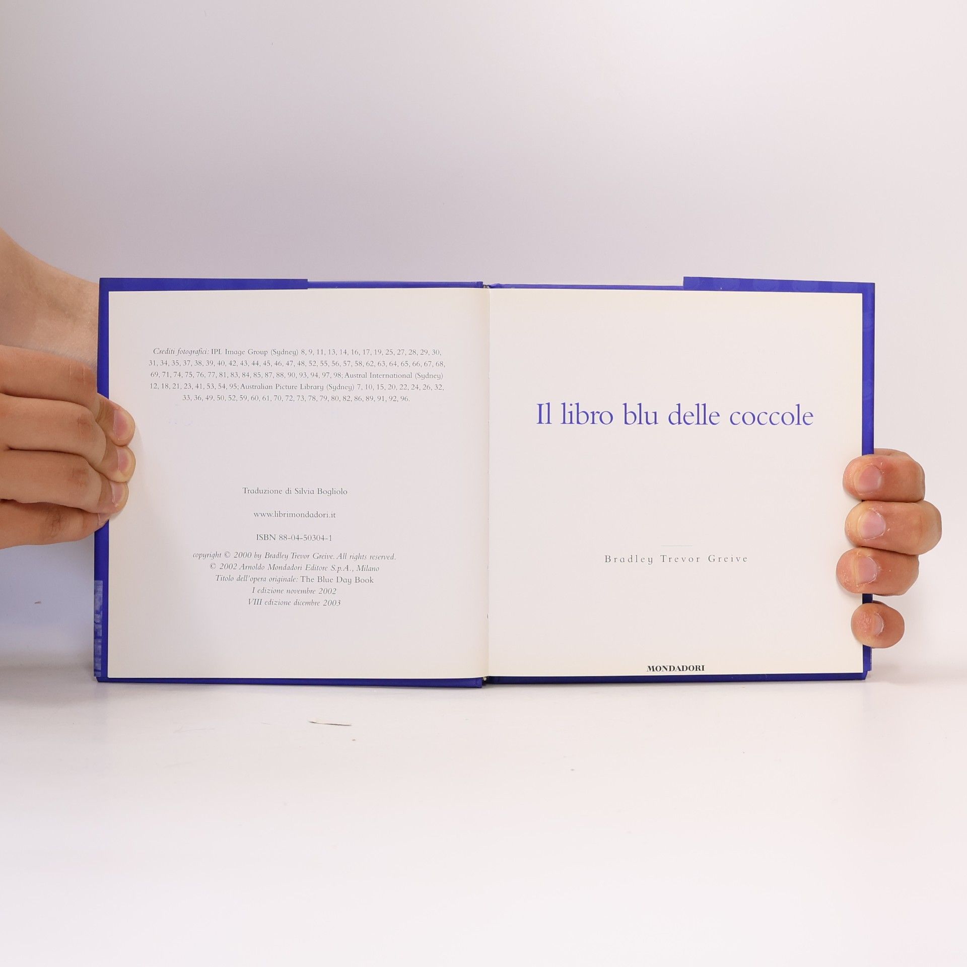 Greive Bradley Trevor Arcobaleno: Il libro blu delle coccole. Ediz. illustrata