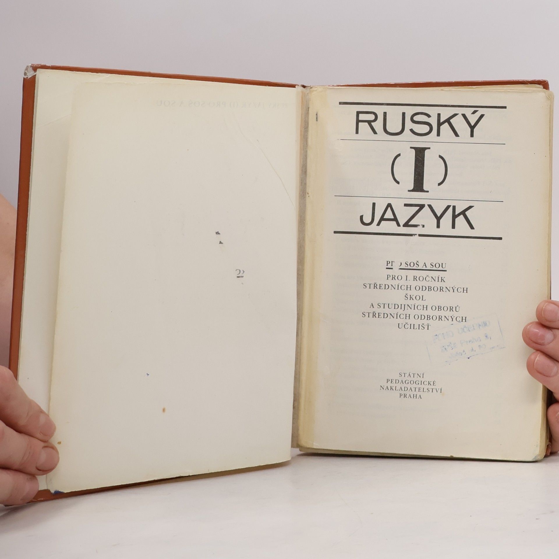 Auteurscollectief Ruský jazyk I. pro 1. ročník SOŠ a studijních oborů SOU