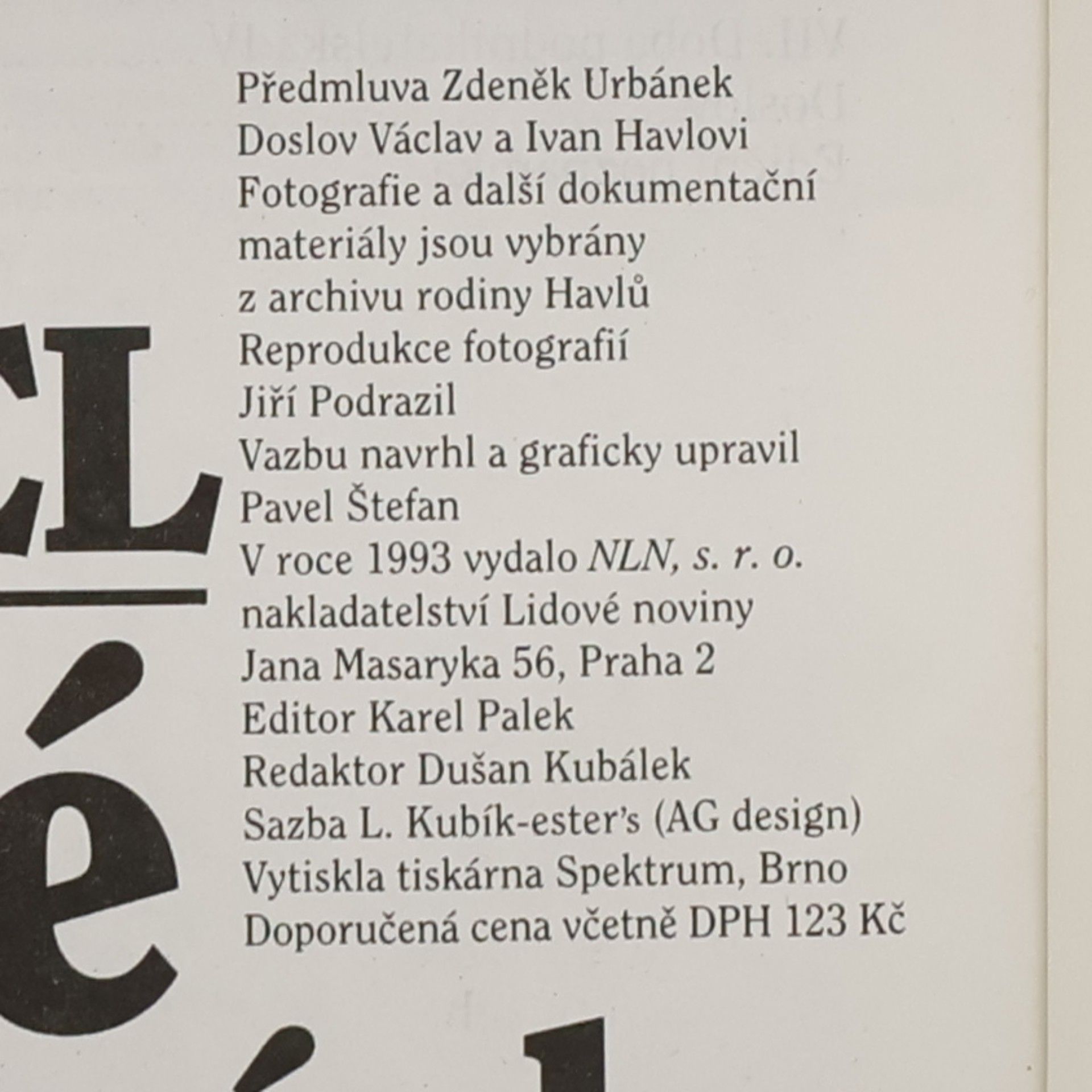 V. M. Havel Mé vzpomínky