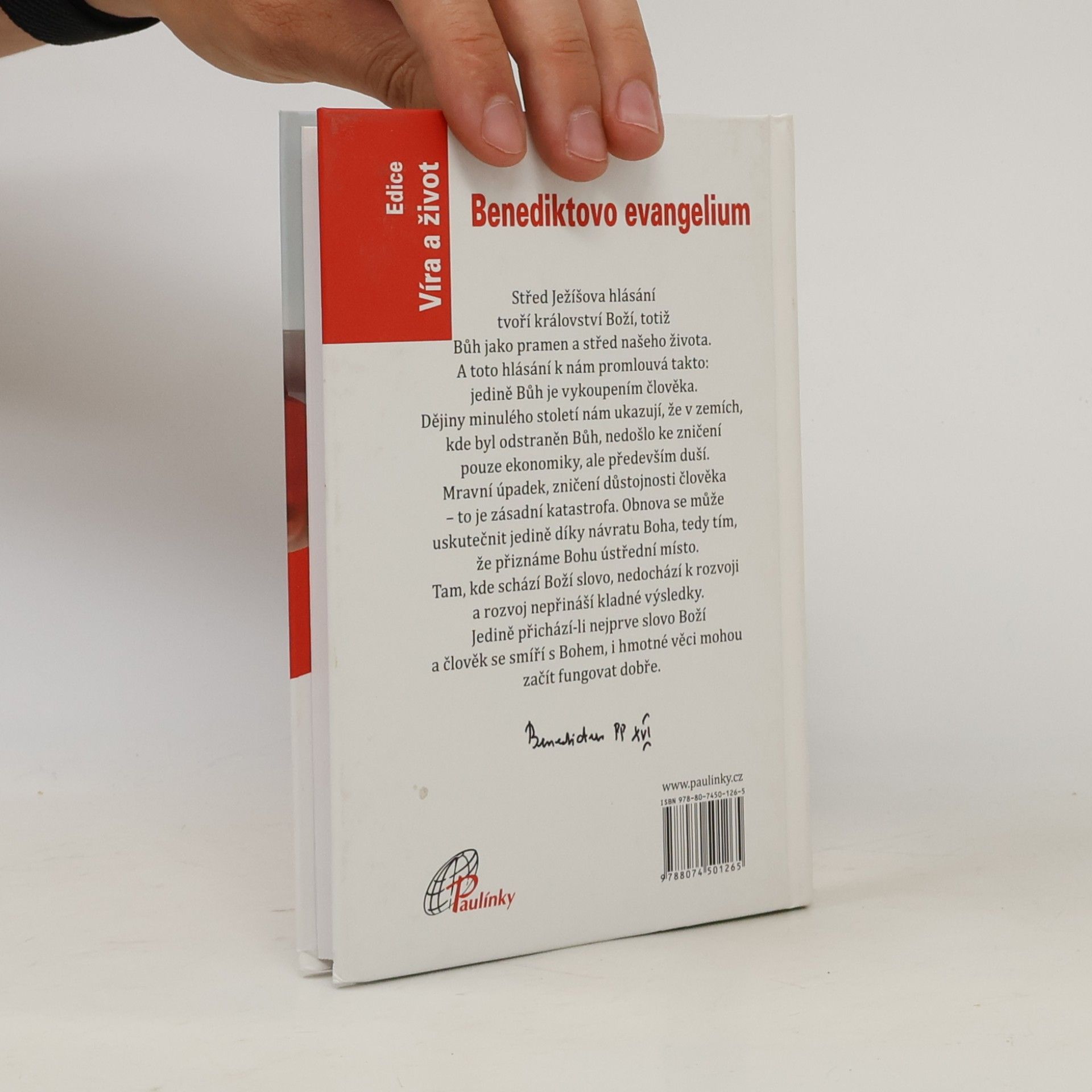 Joseph Ratzinger Benediktovo evangelium