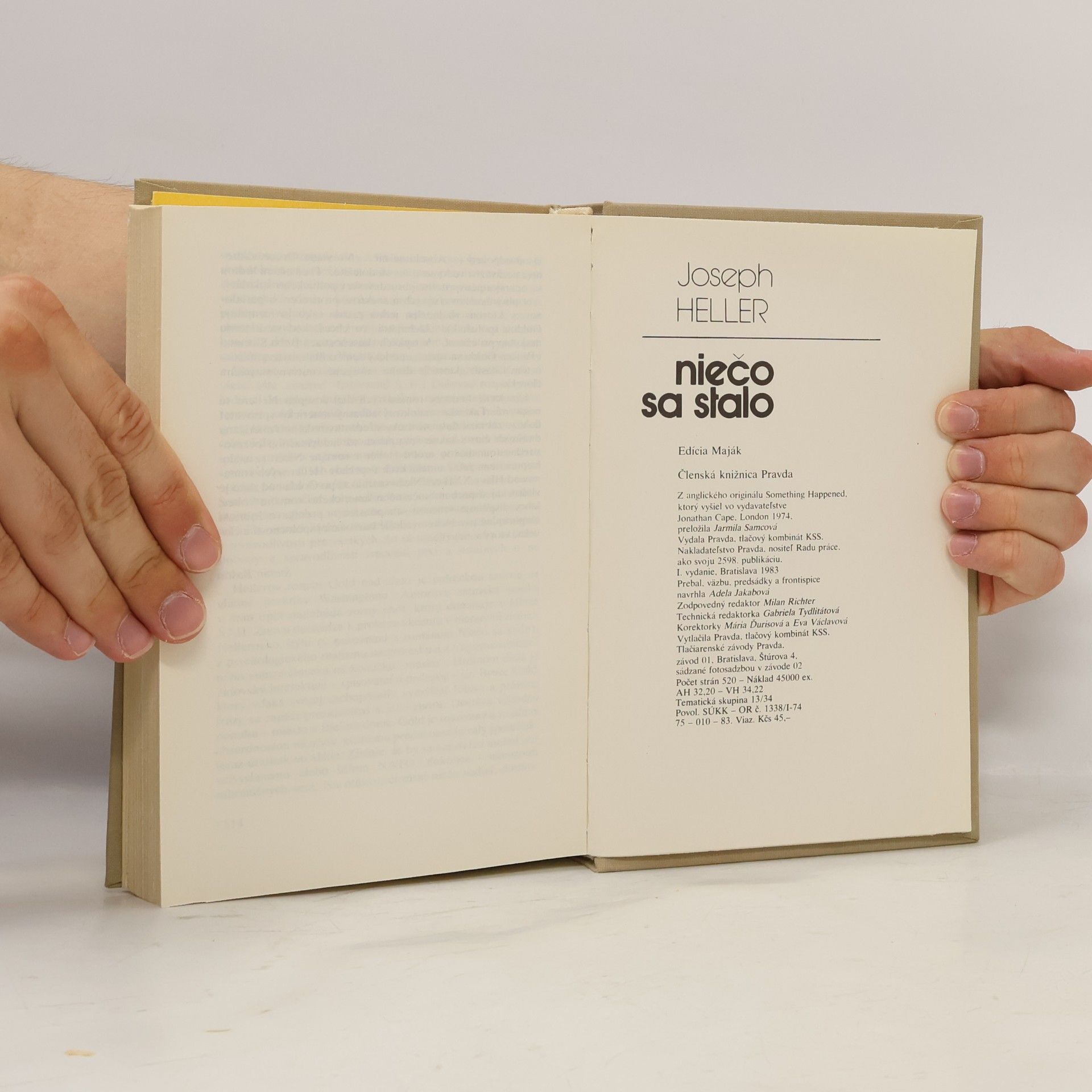 Joseph Heller Niečo sa stalo