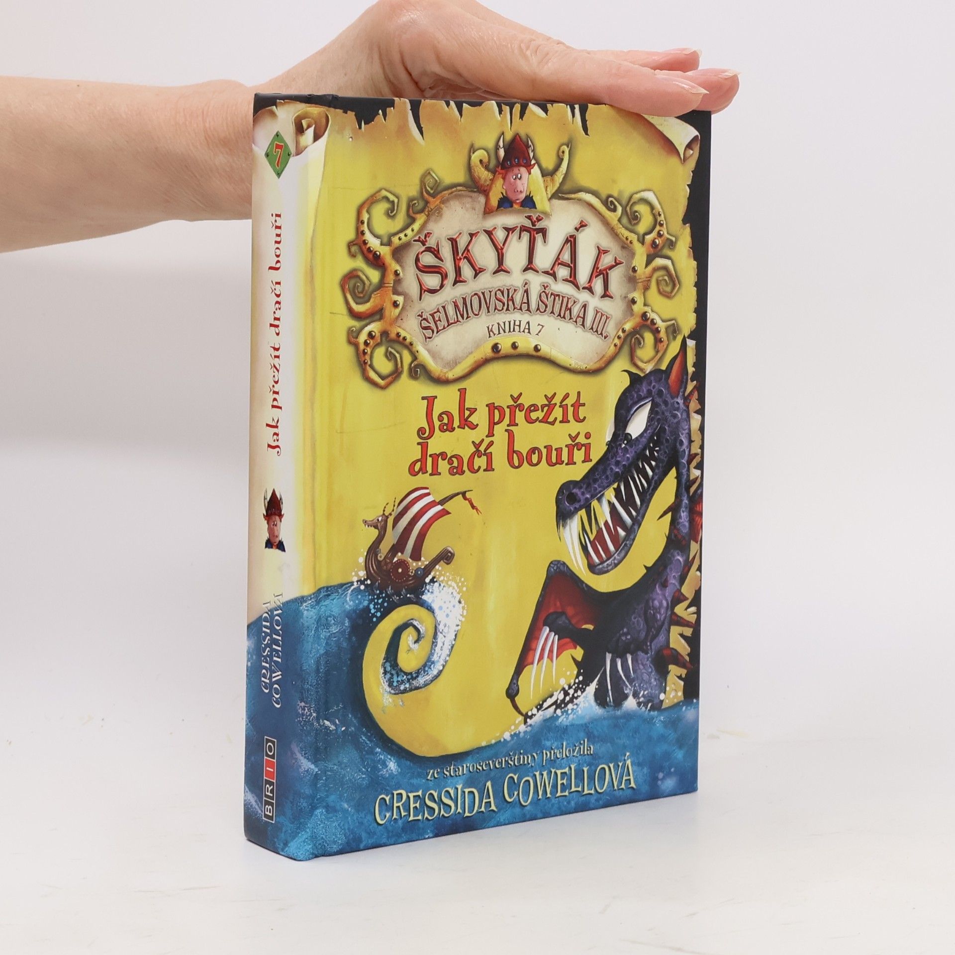 Cressida Cowell Škyťák Šelmovská Štika III. Kniha 7. Jak přežít dračí bouři