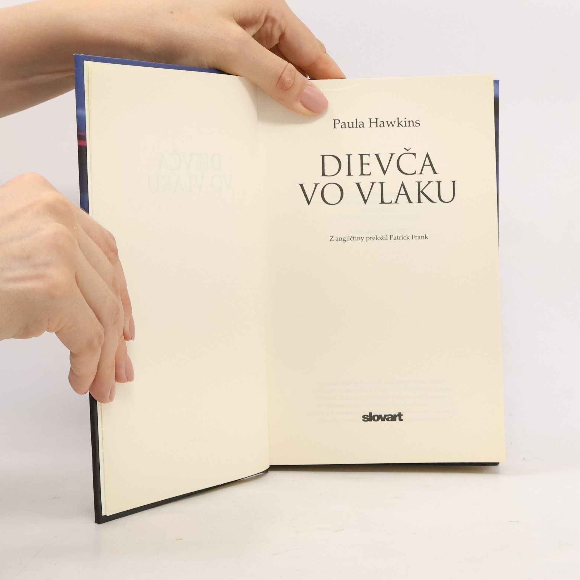 Paula Hawkins Dievča vo vlaku