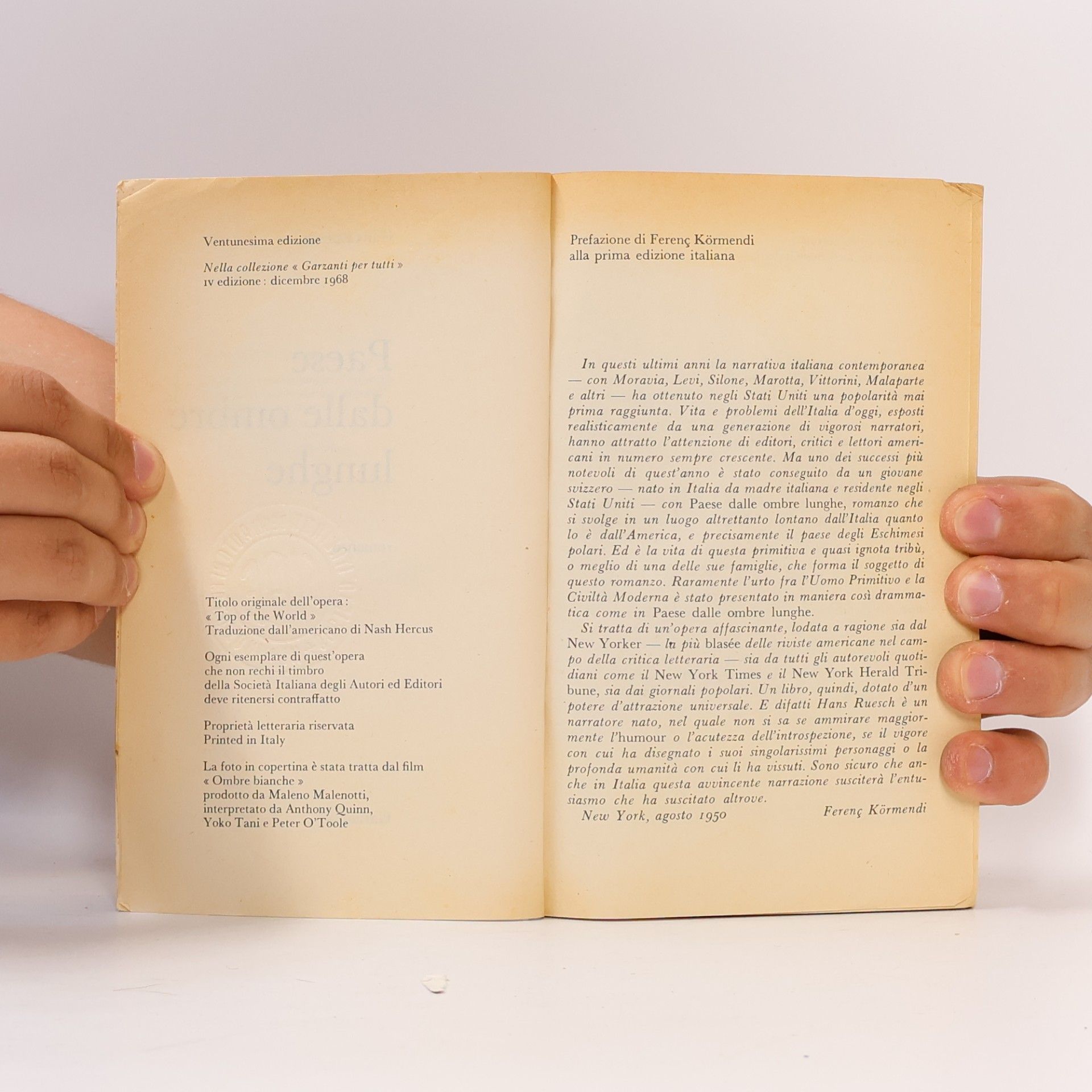 Hans Ruesch Paese dalle ombre corte
