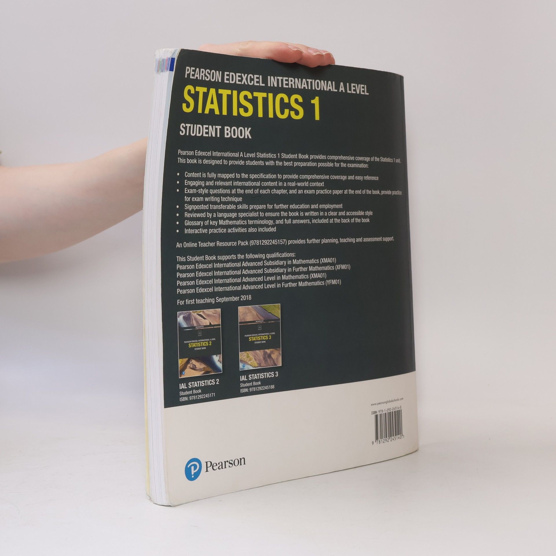 Joe Skrakowski Pearson Edexcel International A Level Mathematics Statistics 1 Student Book