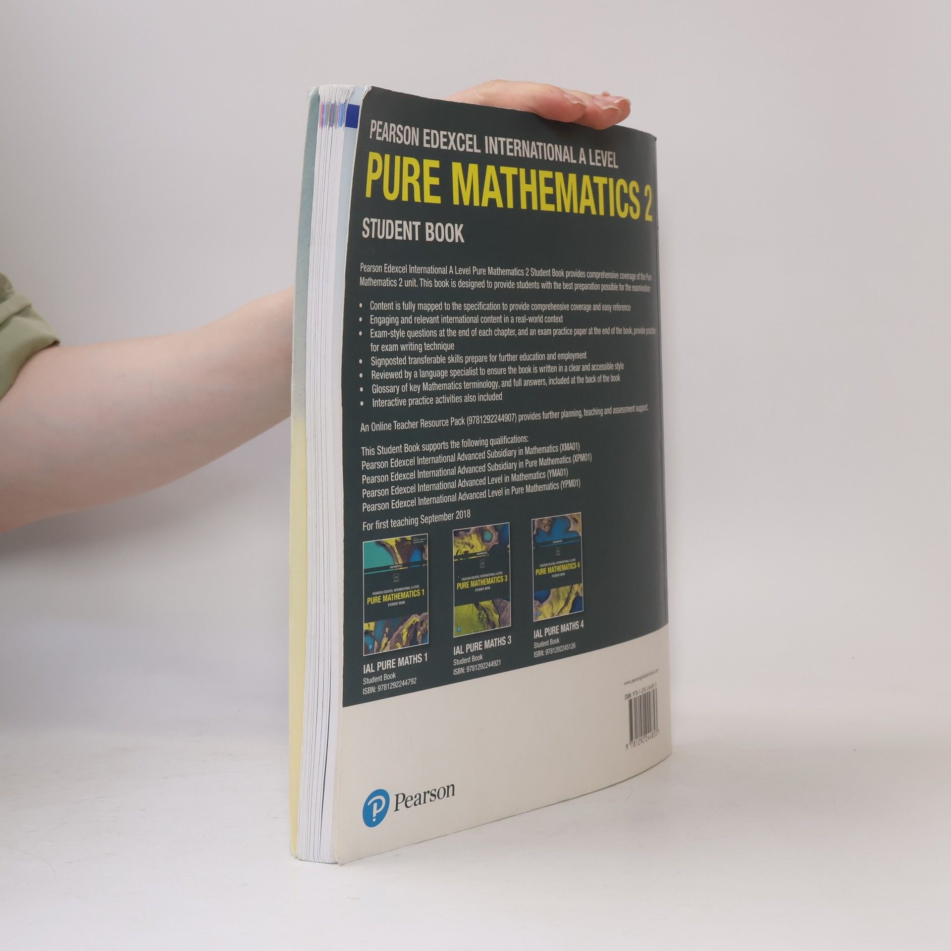 Joe Skrakowski Pearson Edexcel International A Level Mathematics Pure 2 Mathematics Student Book