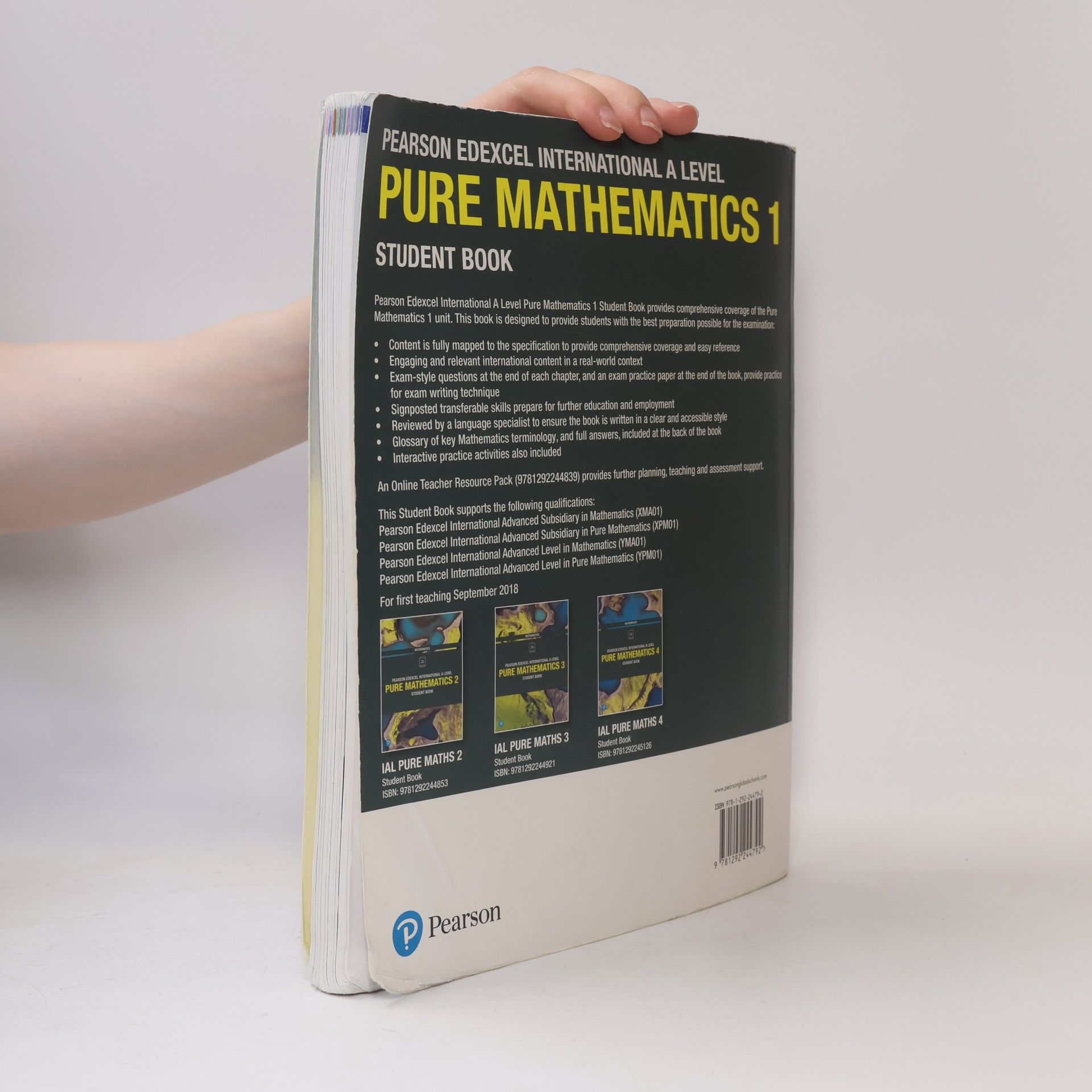 Greg Attwood Pearson Edexcel International A Level Mathematics Pure Mathematics 1 Student Book