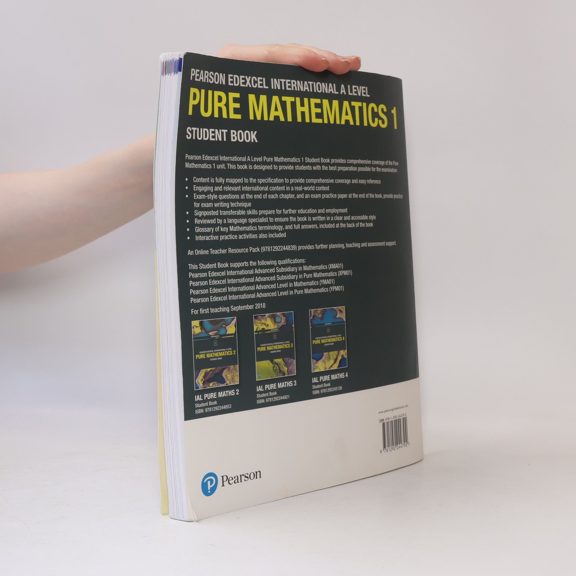 Greg Attwood Pearson Edexcel International A Level Mathematics Pure Mathematics 1 Student Book