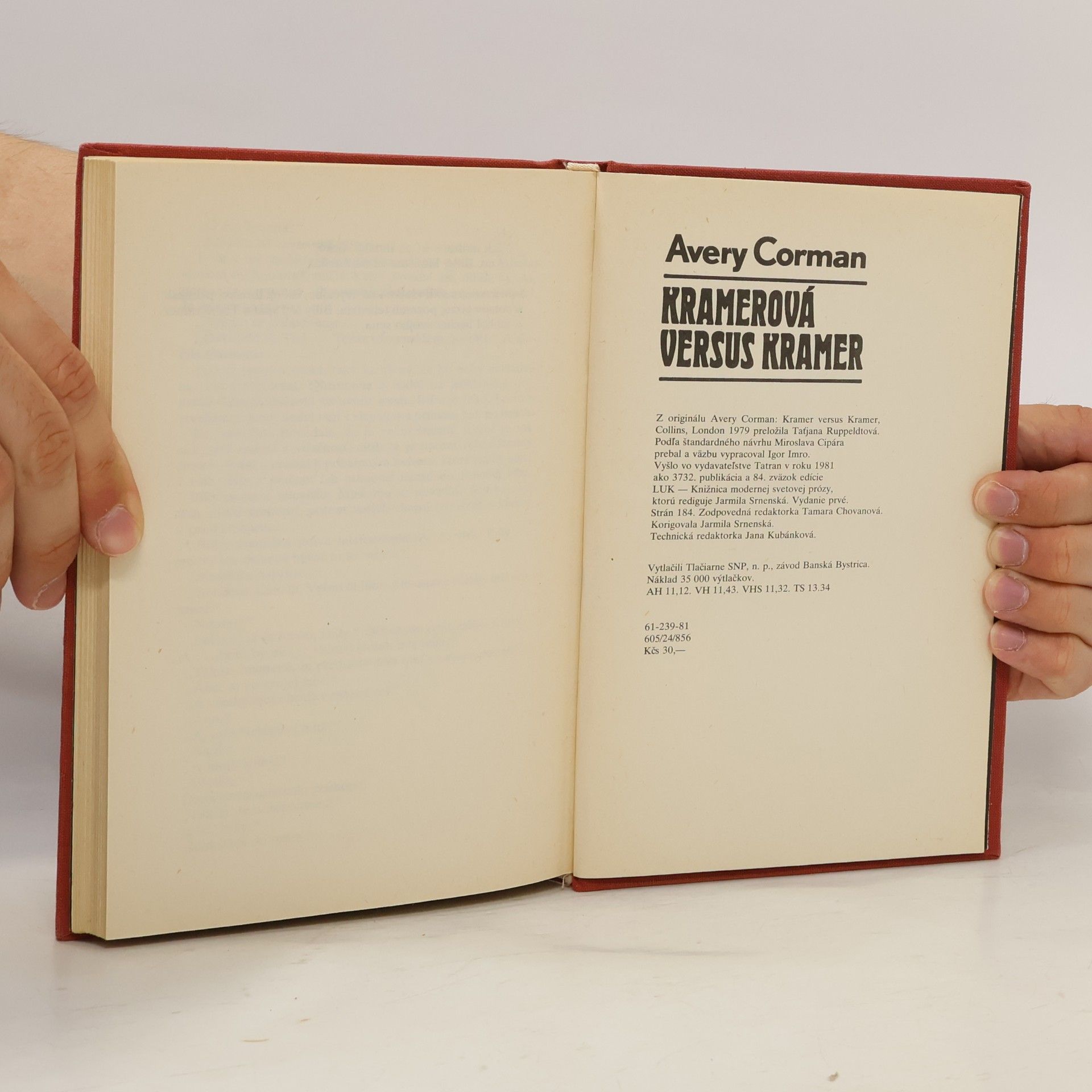 Avery Corman Kramerová versus Kramer