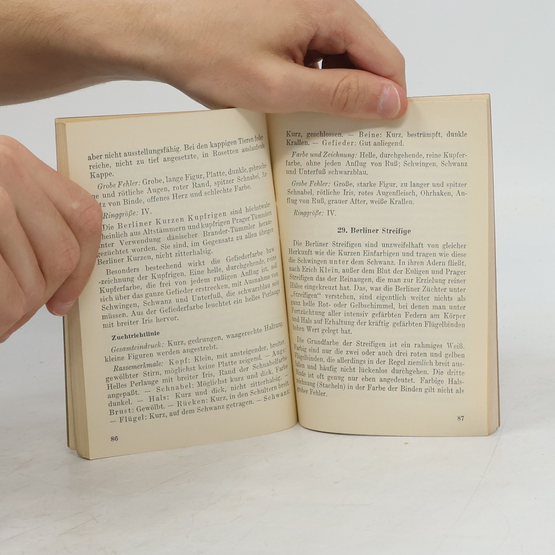 Autorenkollektiv Das Rassegeflügel : eine Sammlung von Farbtafeln, Beschreibungen und Zuchtlinien. Tauben II