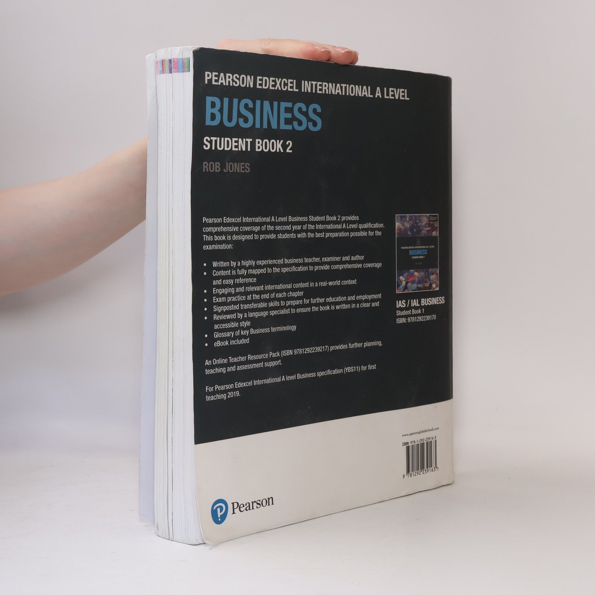 Rob Jones Pearson Edexcel International A Level Business Student Book