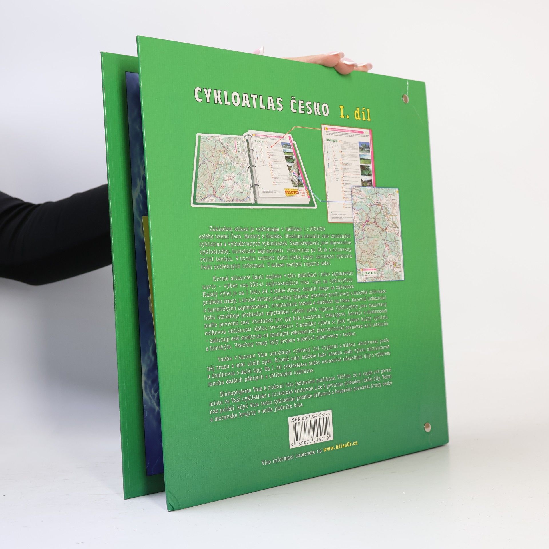 Jiří Šafránek Cykloatlas Česko. 1. díl