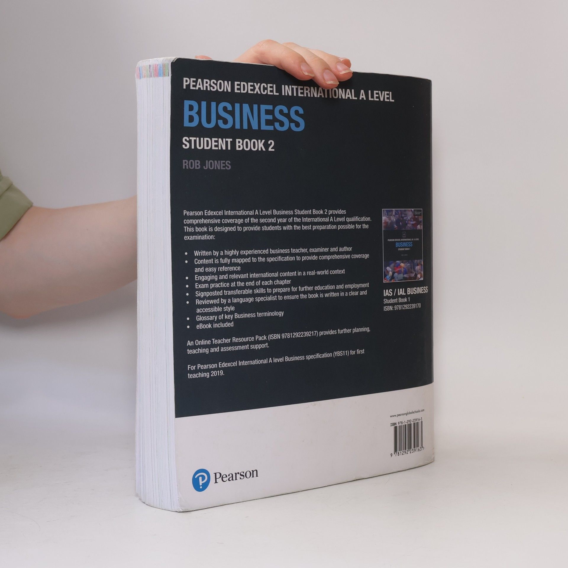 Rob Jones Pearson Edexcel International A Level Business Student Book