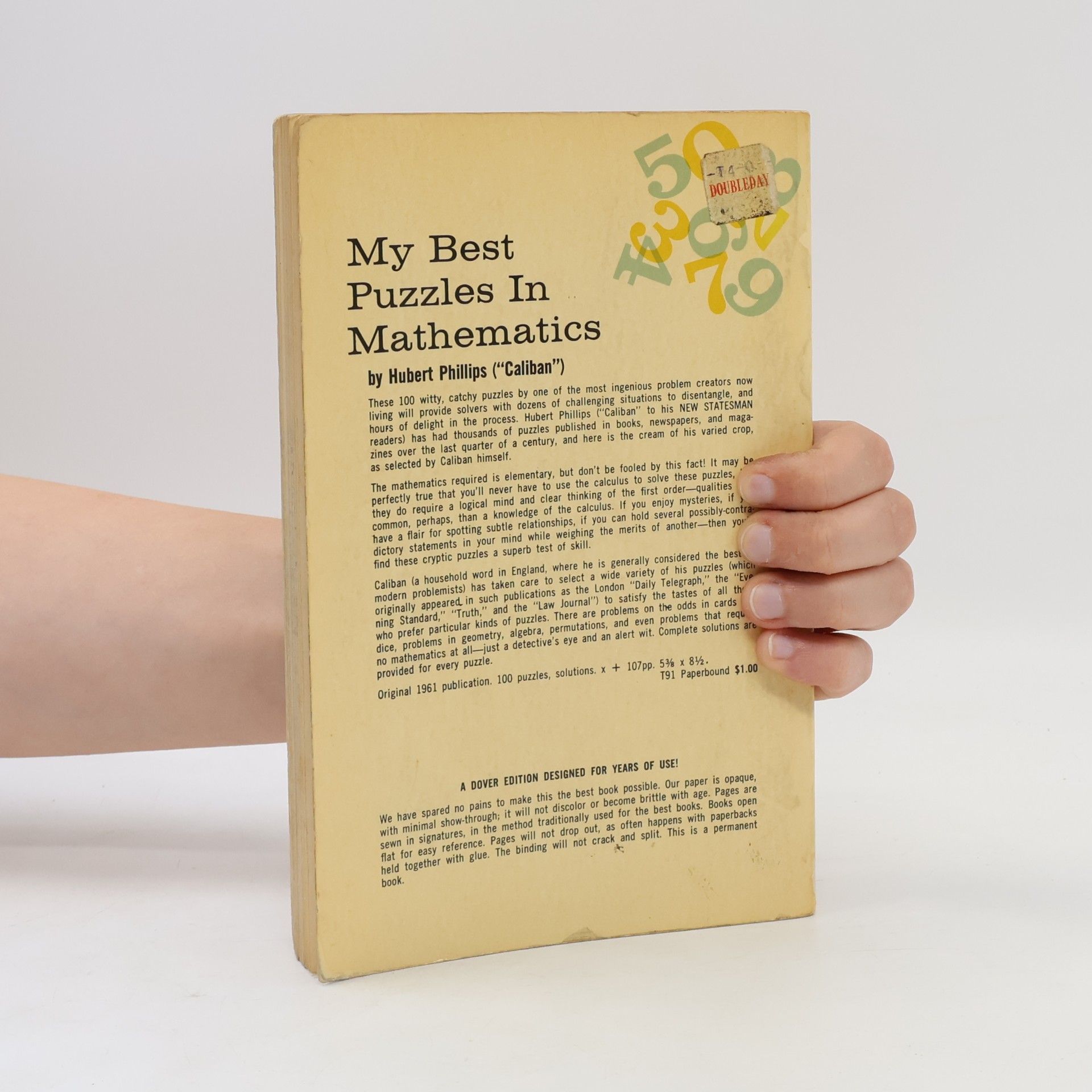 Hubert Phillips My Best Puzzles in Mathematics
