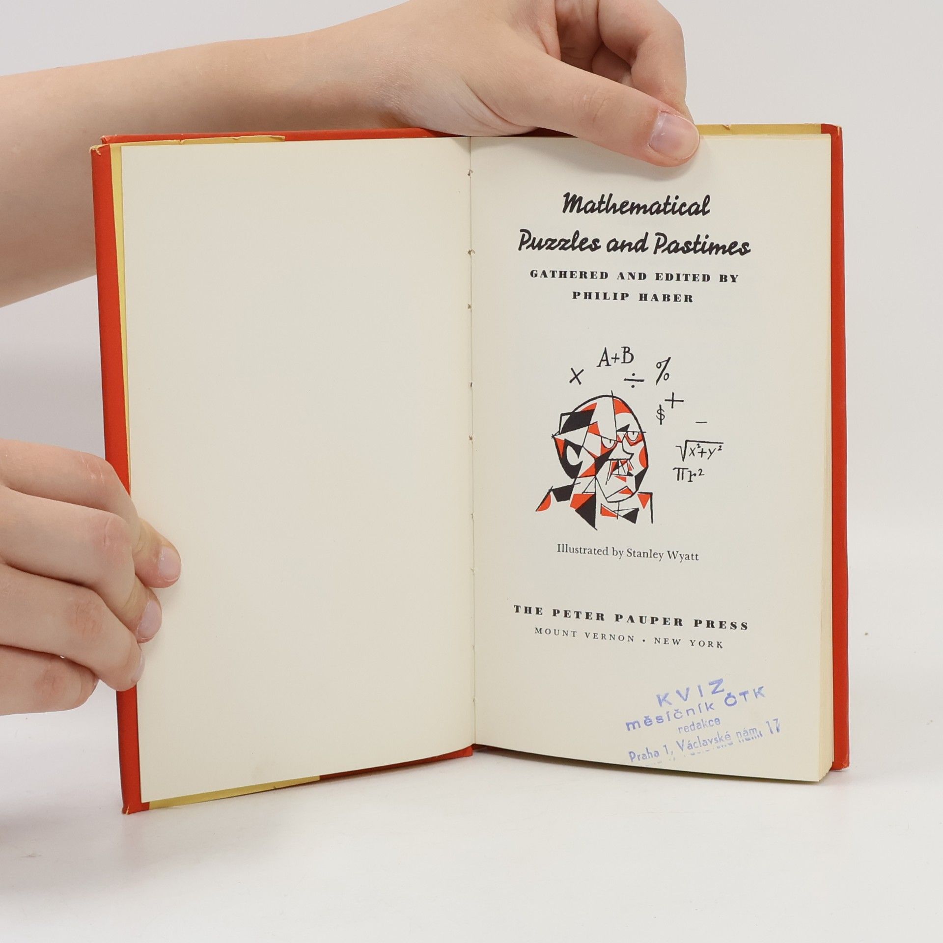 Philip Haber Mathematical Puzzles and Pastimes