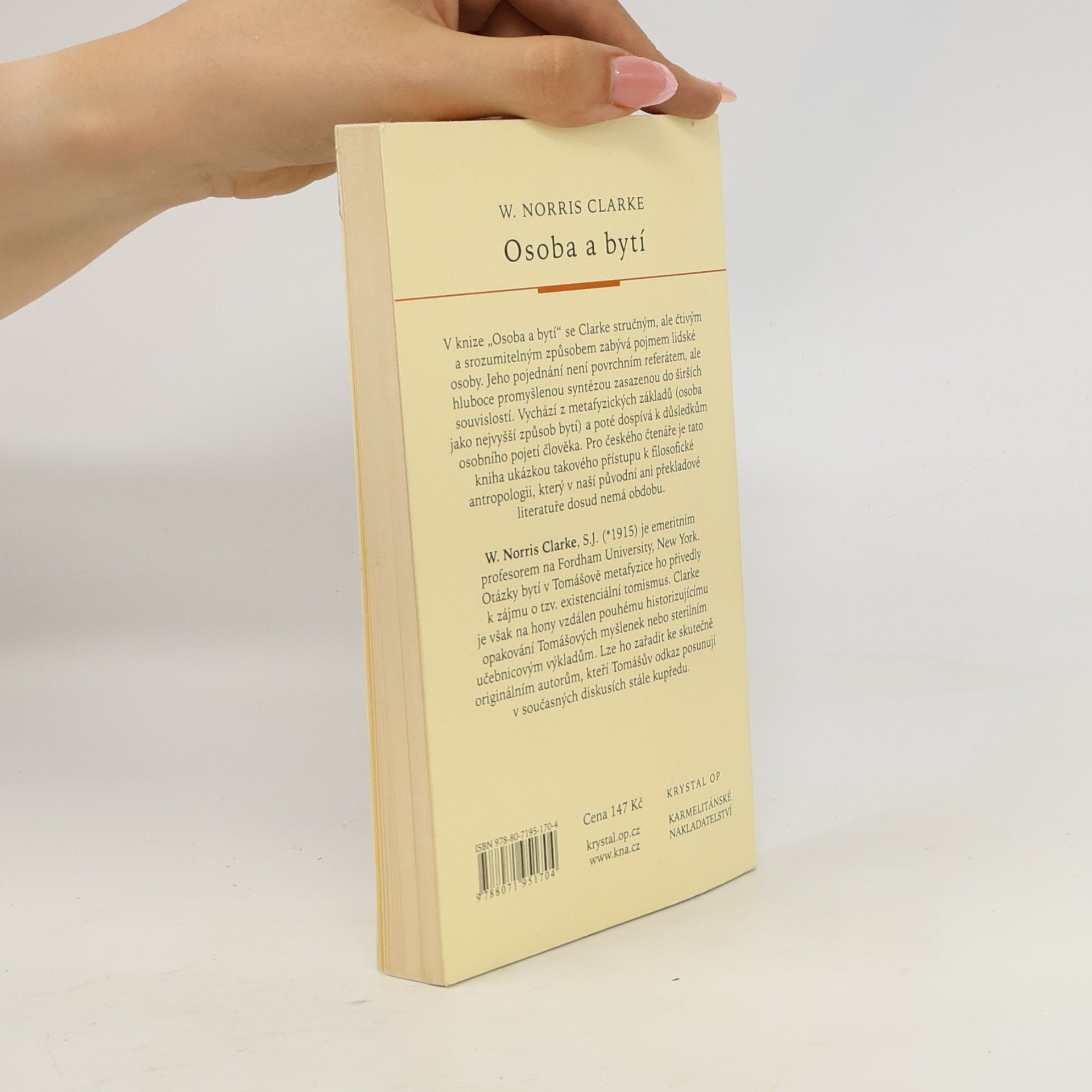W. Norris Clarke Osoba a bytí