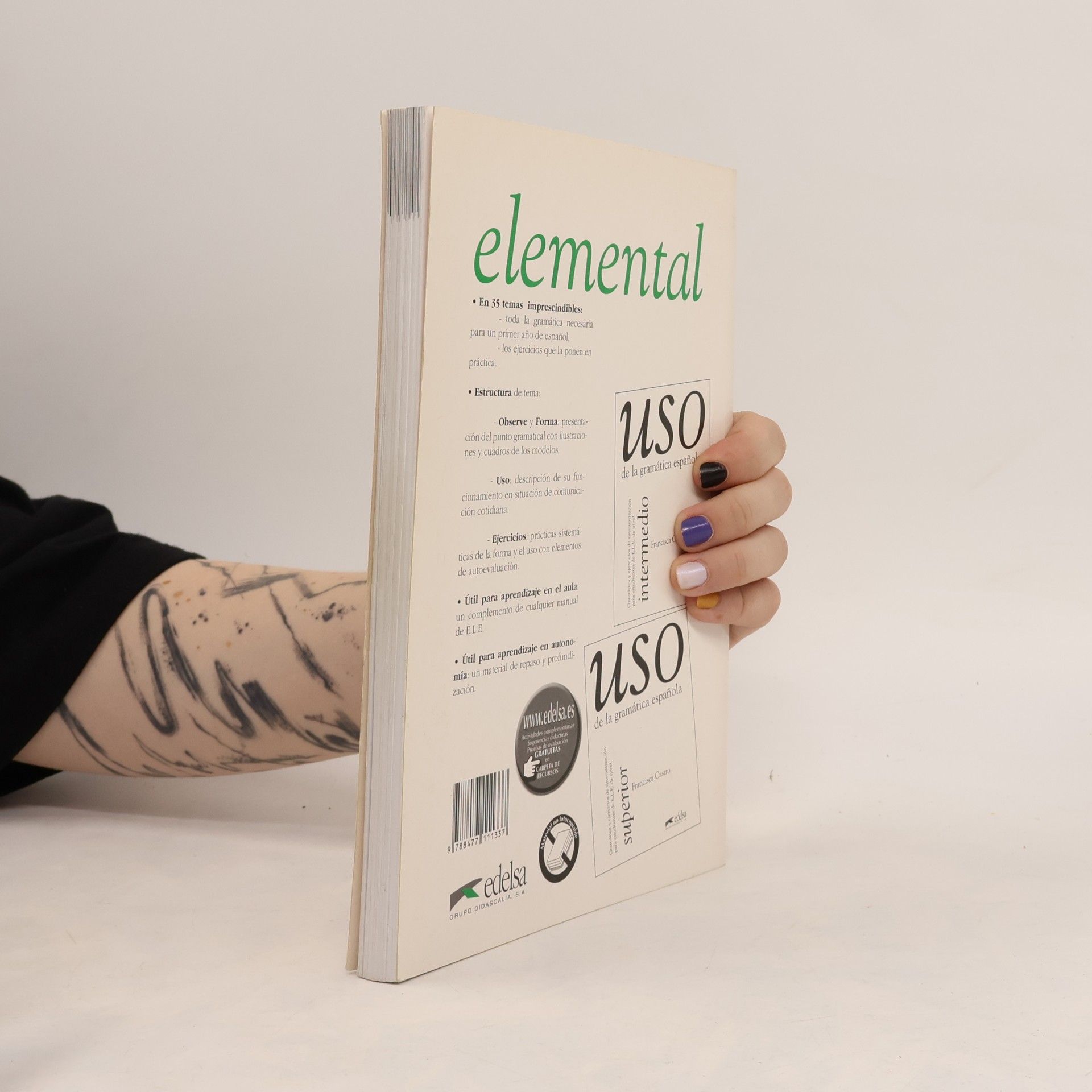 Francisca Castro Viudez Uso de la gramática espanola: Elemental