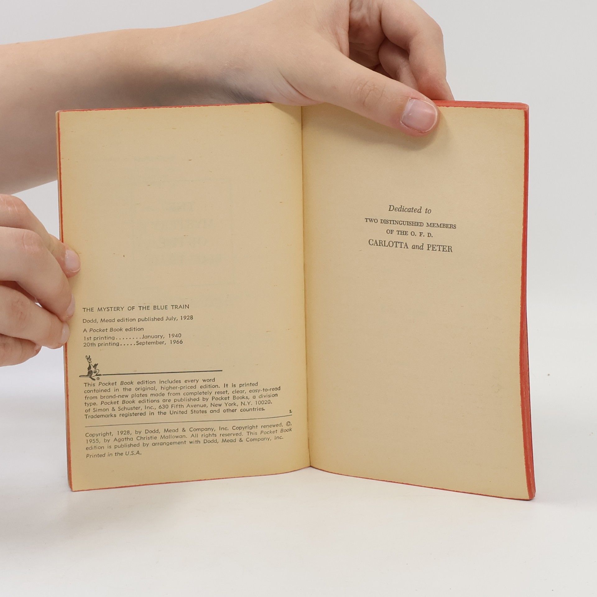 Agatha Christie The Mystery of the Blue Train